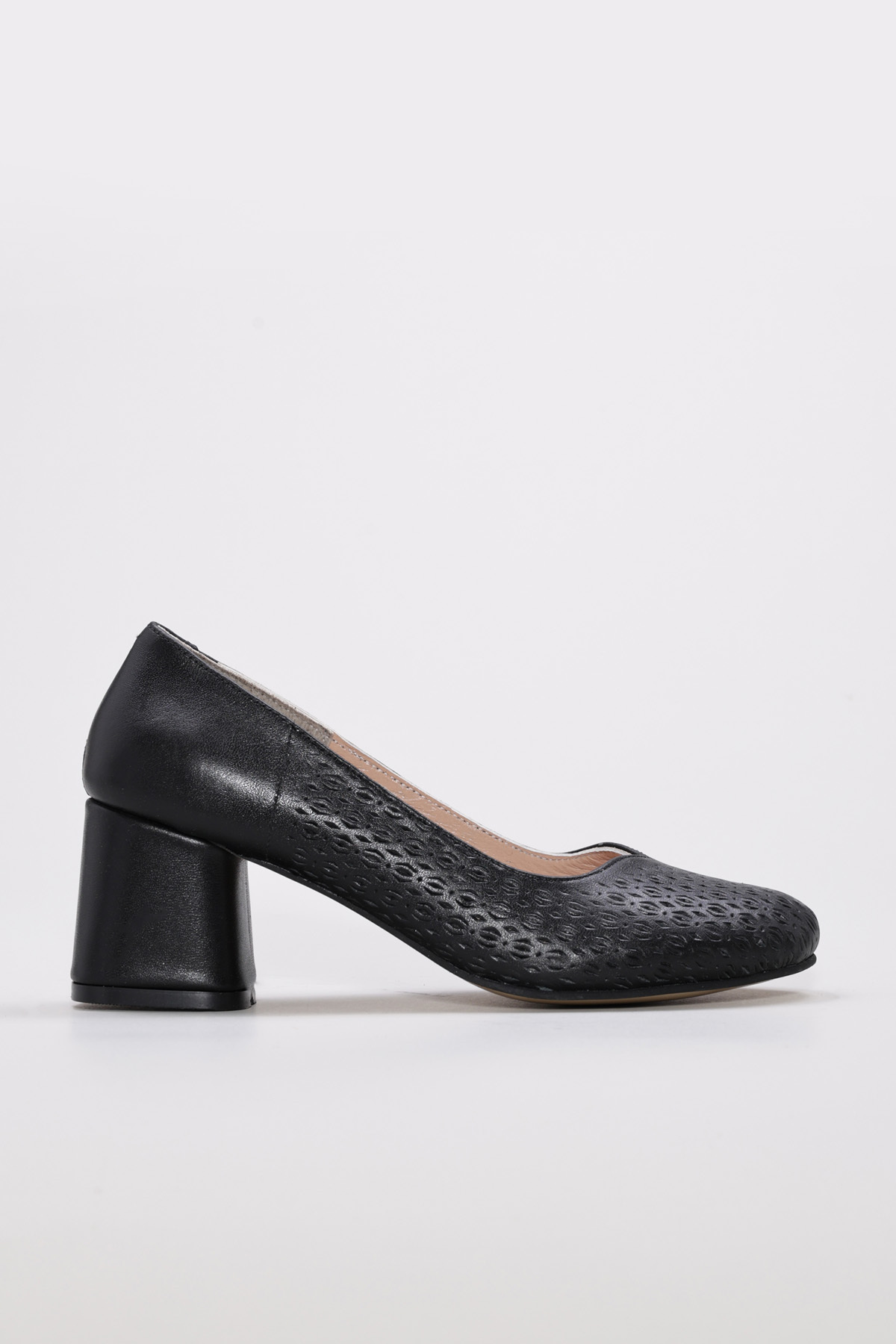 FAST STEP-Pantofi de damă din piele naturală cu toc gros 129ZA011 1
