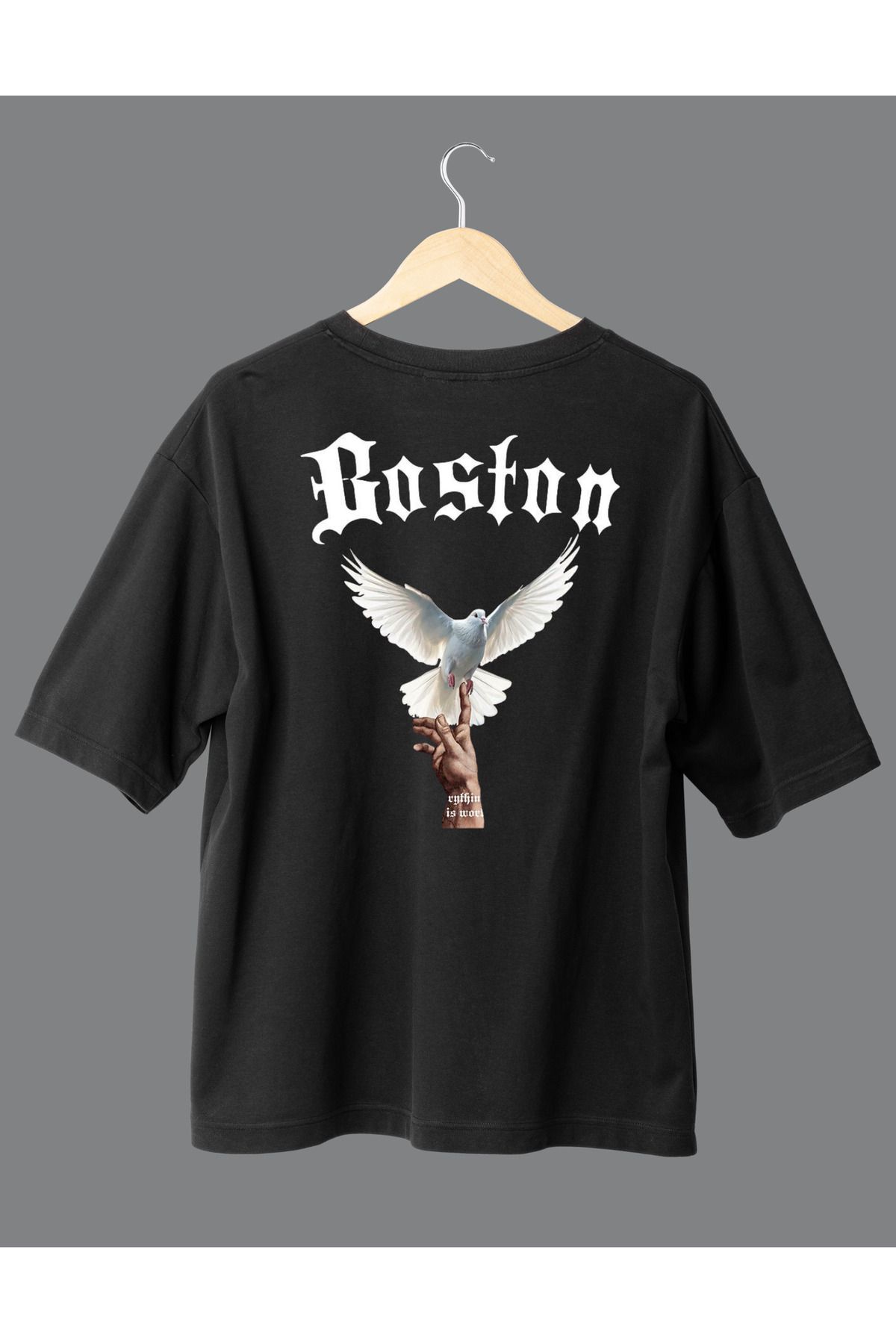ZAFFİEL Unisex Coston Oversize Tshirt