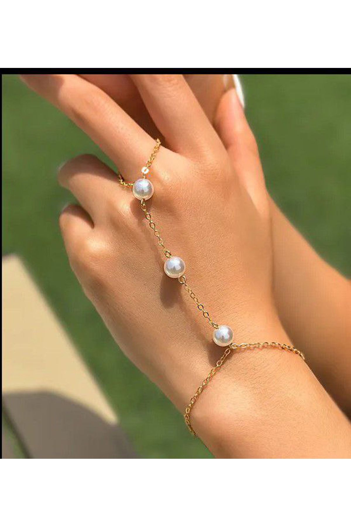 MODAELMAS1 Şıklığınızı Tamamlayacak İncili Bileklik