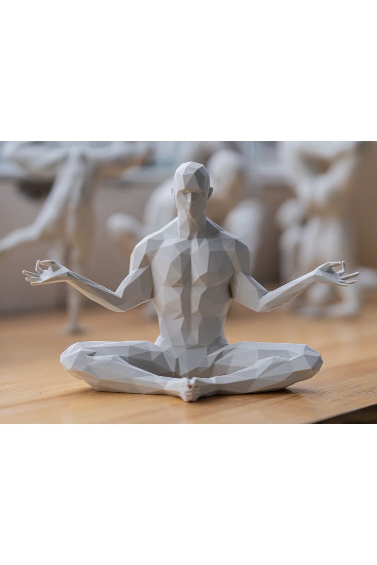 Pixelart3D Meditasyon Yapan Adam Biblosu 3