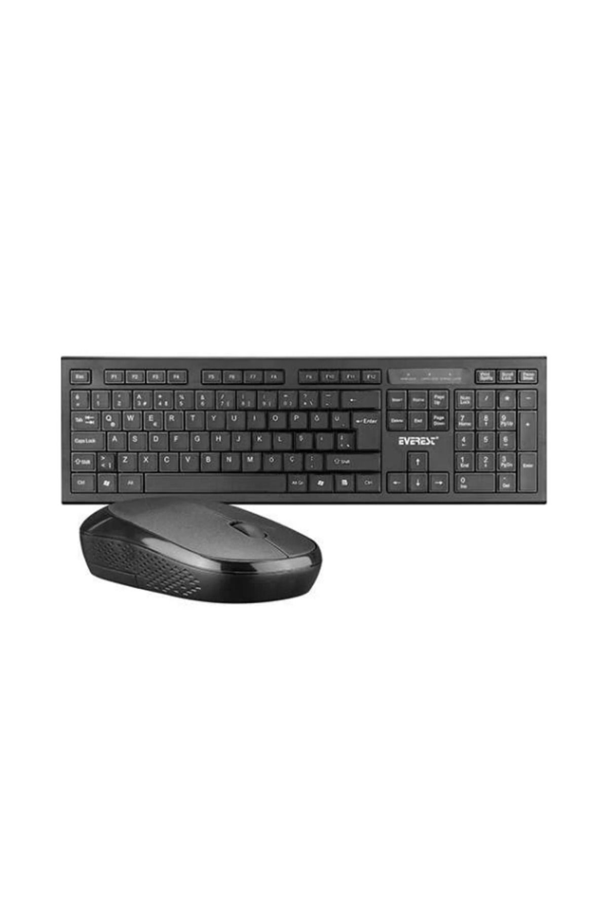 Everest KM-6121 Klavye Mouse Set Siyah