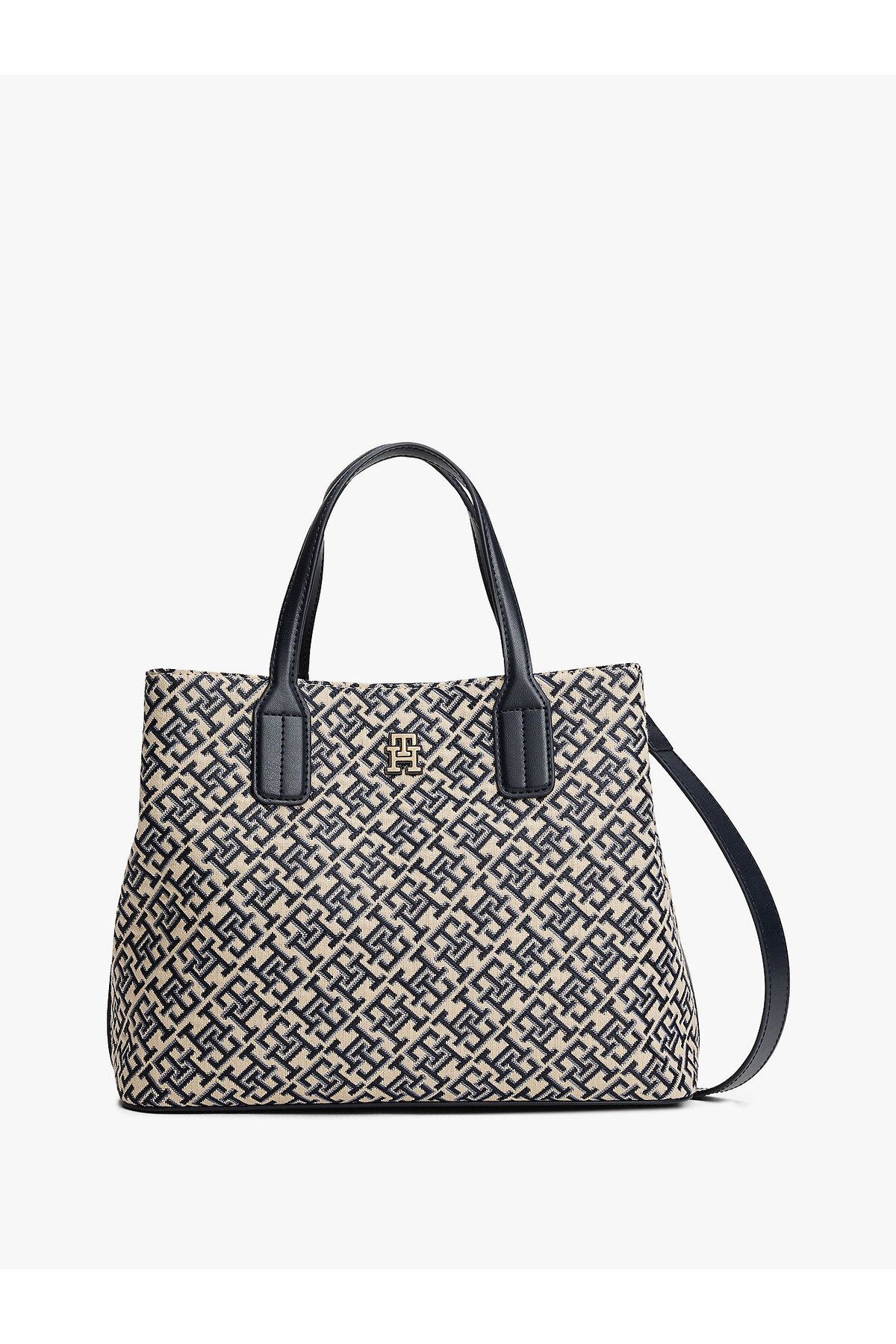 Tommy Hilfiger TH Monogram Jacquard Satchel
