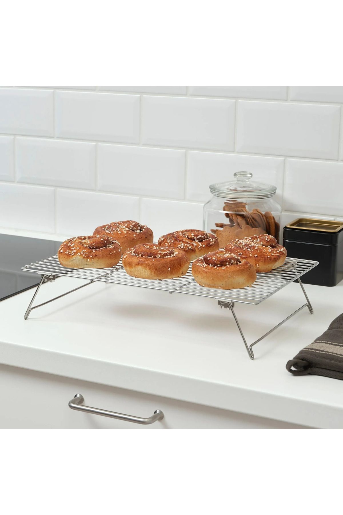 IKEA 39x28 Cm Soğutma Tepsisi Paslanmaz Çelik Katlanır