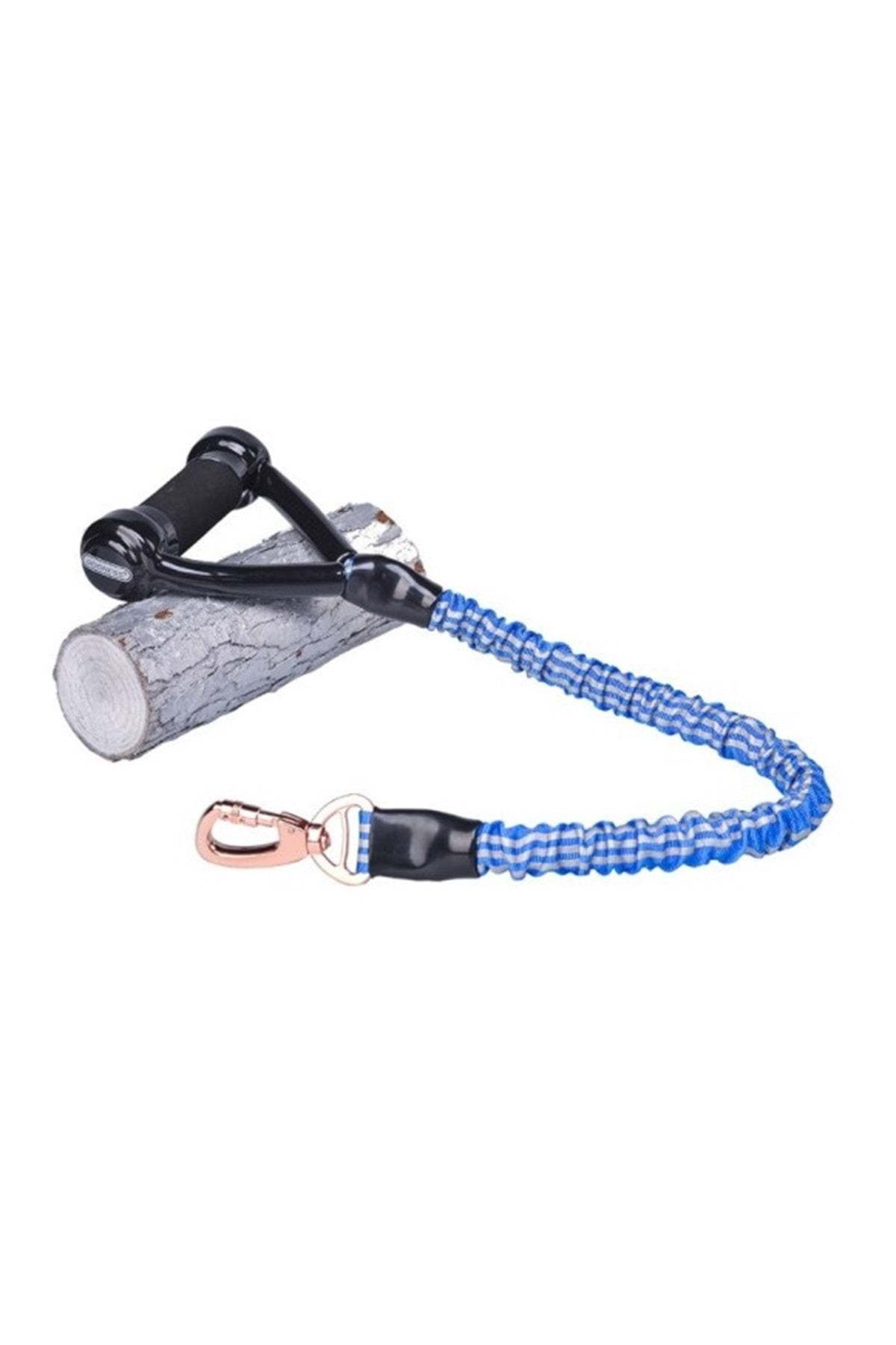 Avcı Market Anti-Shock Leash 63cm Mavi Köpek Gezdirme Kayışı Kordonu
