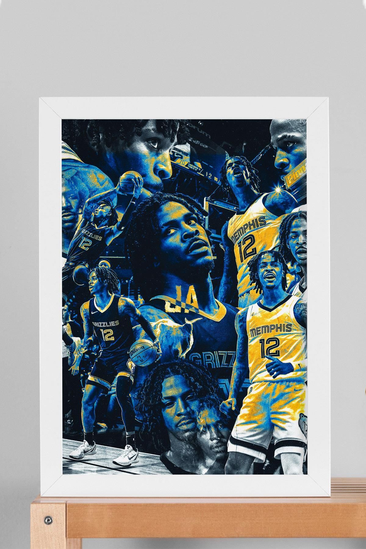 Saturn Ja Morant Çerçeveli Tablo - Basketbol NBA Posteri Tablo