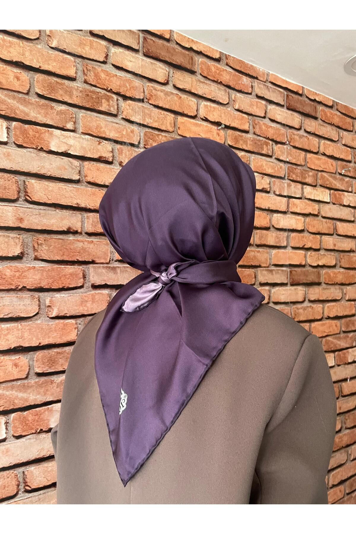 Levidor mor twill ipek eşarp