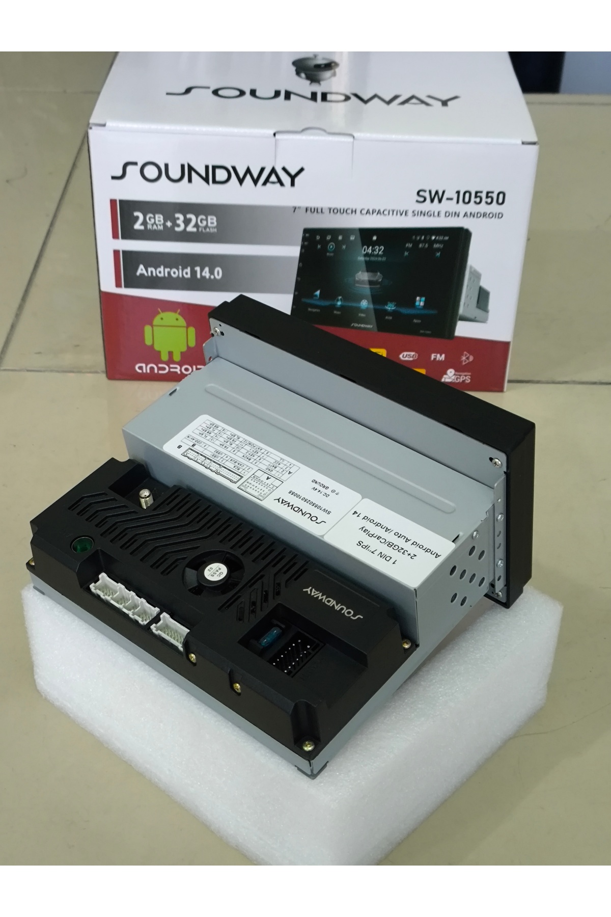 patili tasarım Soundwayy 7 inc Multimedia Ekran CarPlay Android