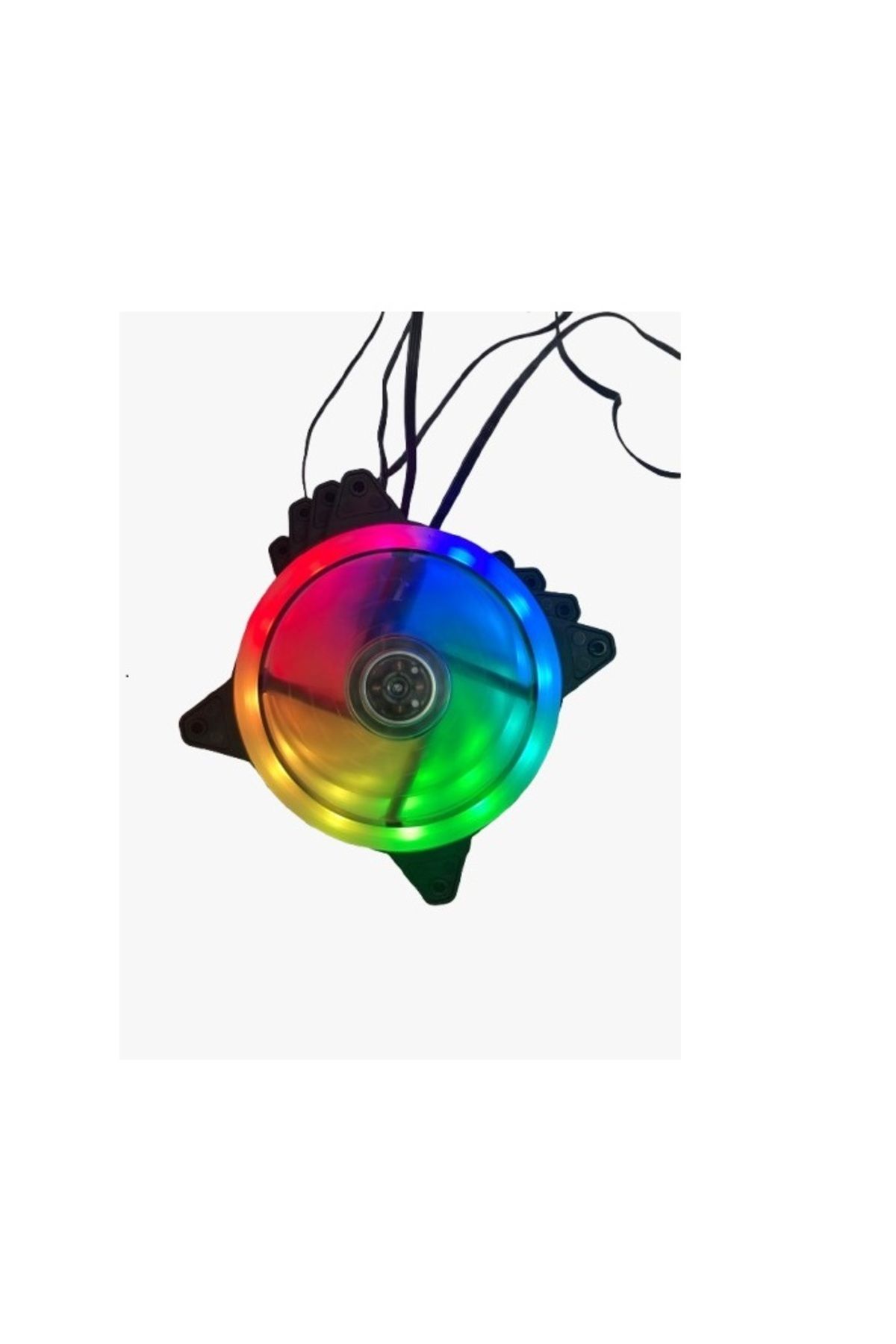 GAMEFORCE Dual 4x120mm Kumandasız RGB Işıklı Sessiz Kasa Fanı