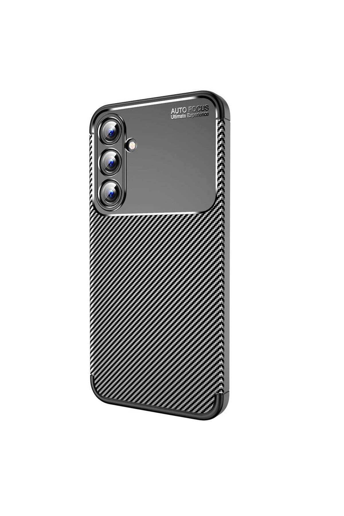 GRABONO SAMSUNG GALAXY A35 Kılıf Karbon Fiber Görünümlü Ultra İnce Premium Carbon Case