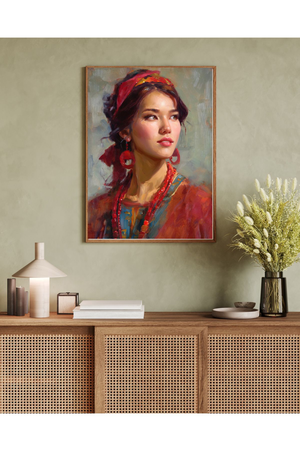 woodhomeworks tek parça salon ofis dekor tablo