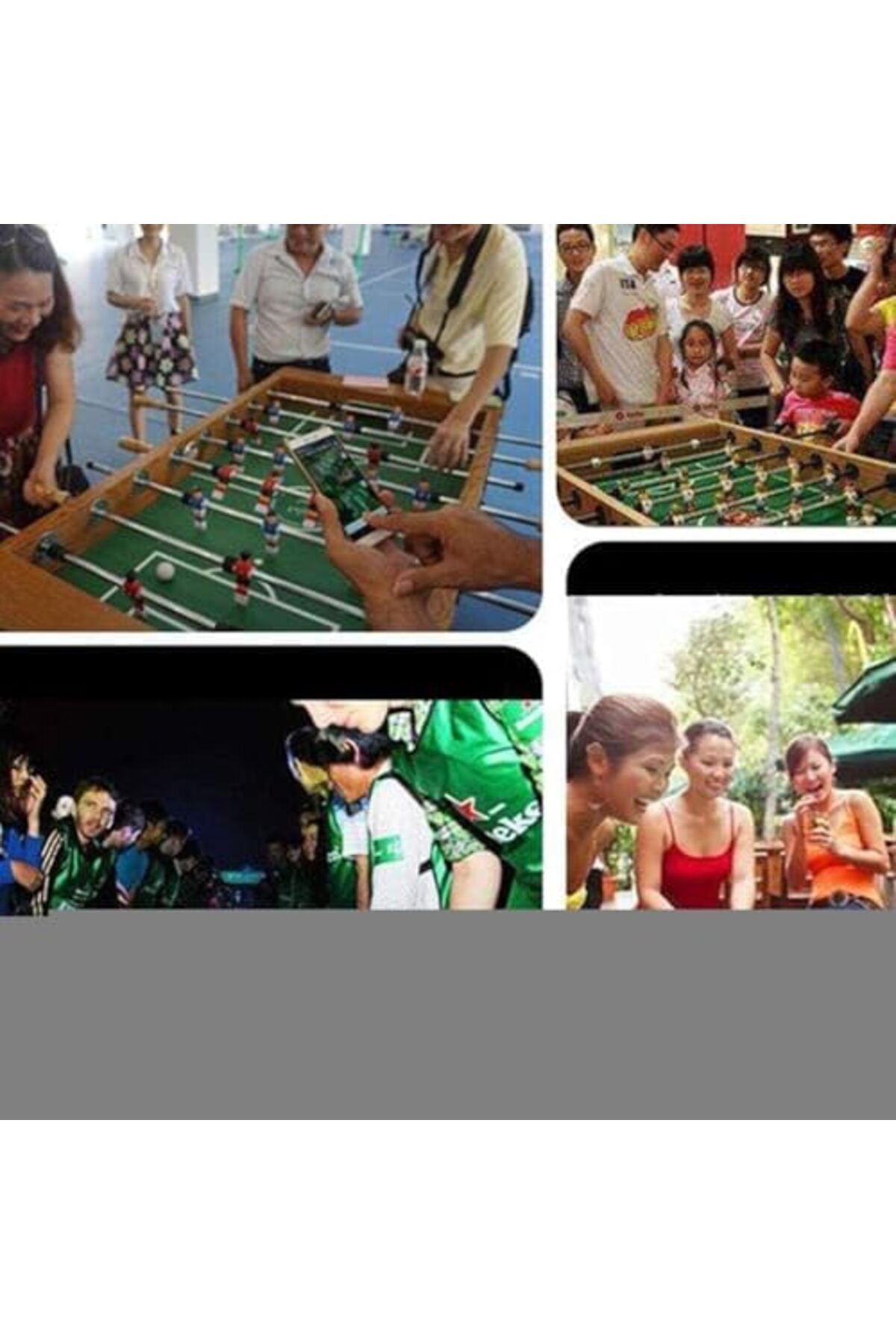Toybox-Wooden Foosball Table, Indoor Soccer Game Table with 18 Players and Score Counter - 69 x 37 x 65.5 c 5
