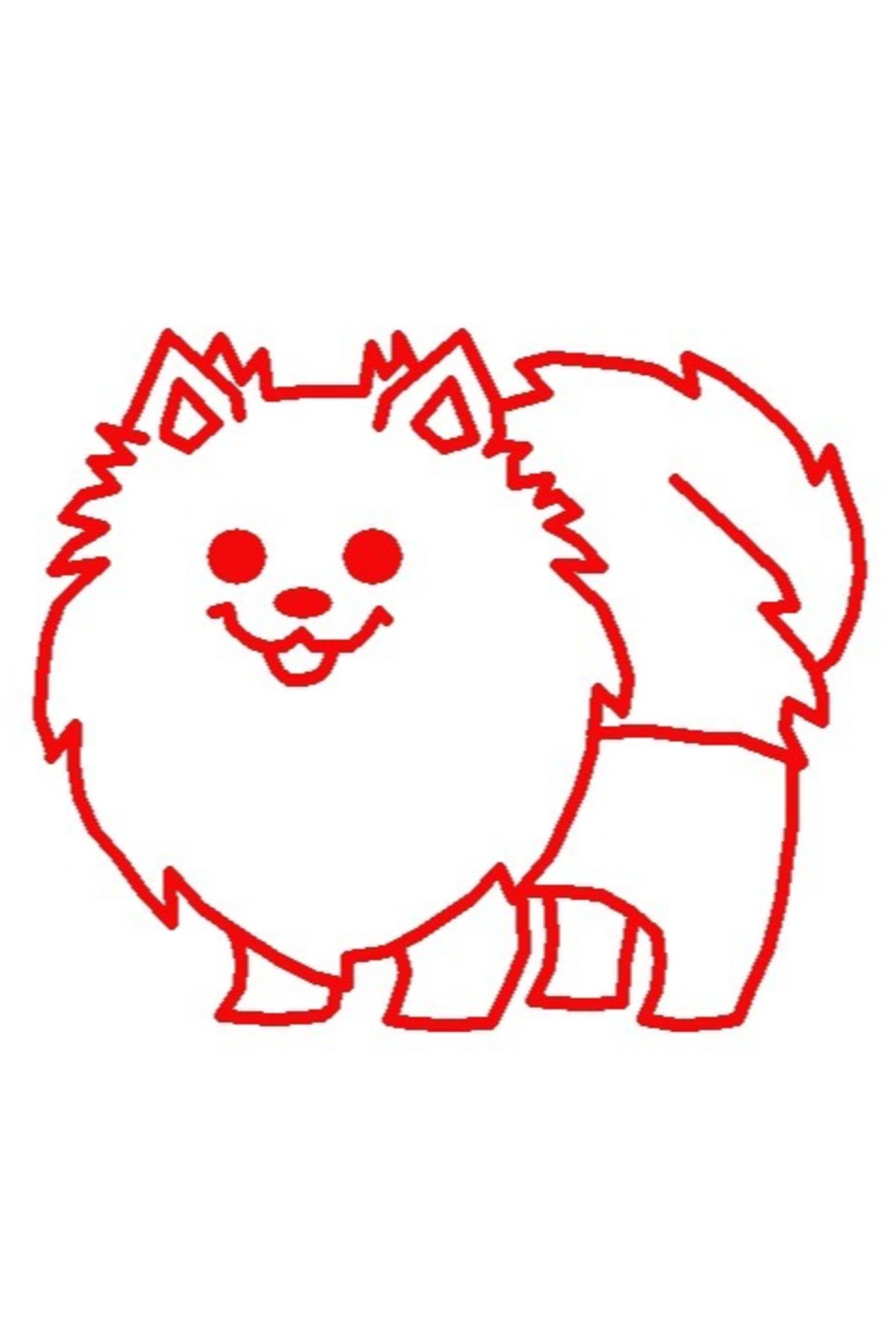 talaşoğlu Pomeranian anahtar zinciri (4 Adet)