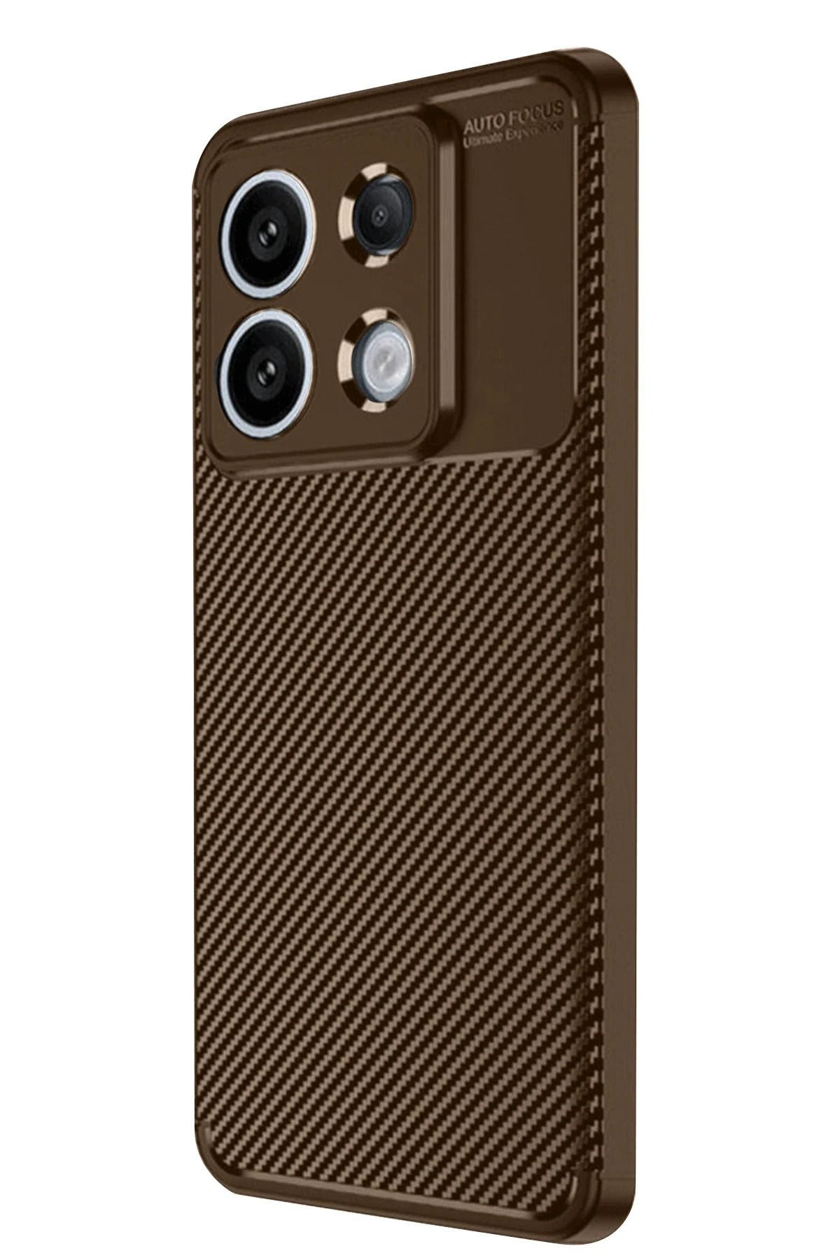 GRABONO Xiaomi Redmi Note 13 Pro 4G Kılıf Karbon Fiber Görünümlü Ultra İnce Premium Carbon Case