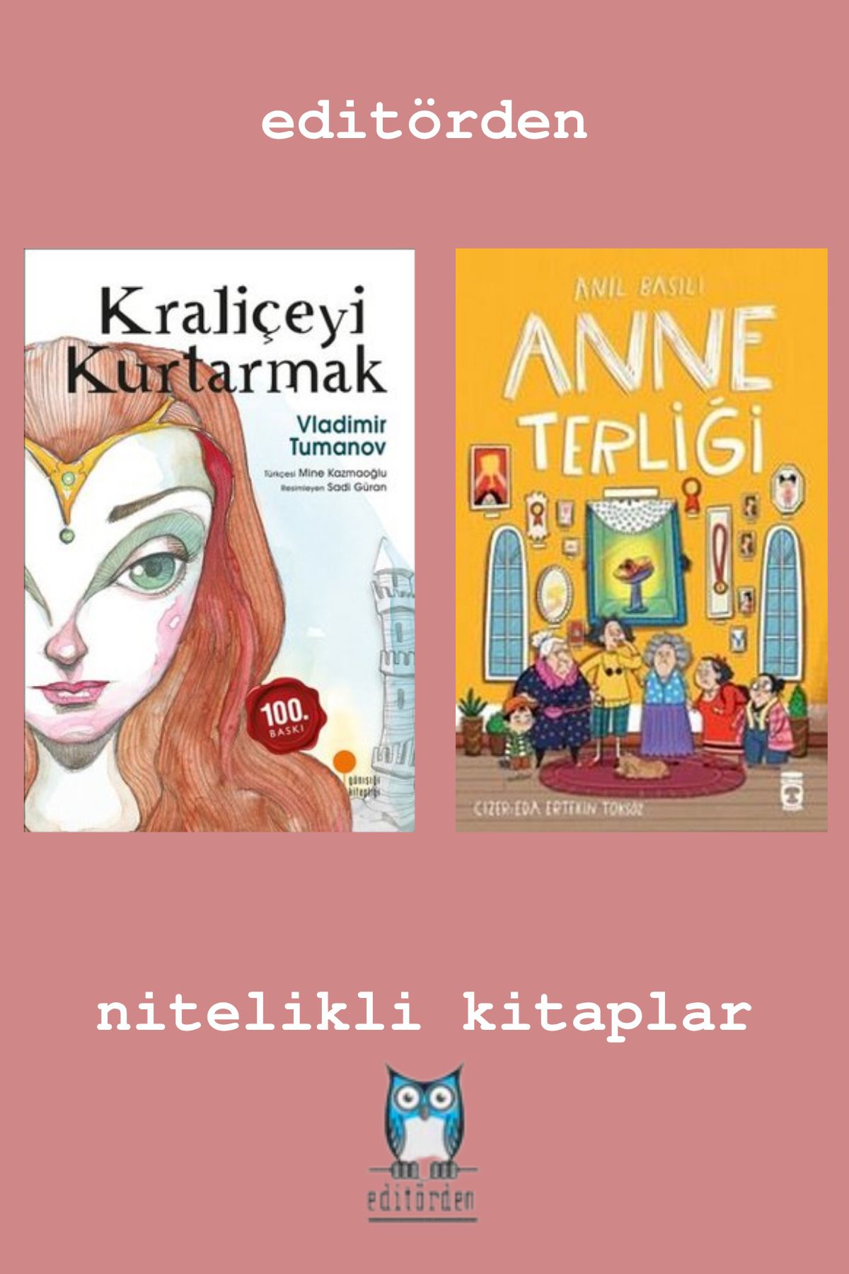 Bilge Kuş Yayınları Kraliçeyi Kurtarmak – Anne Terliği / Anıl Basılı