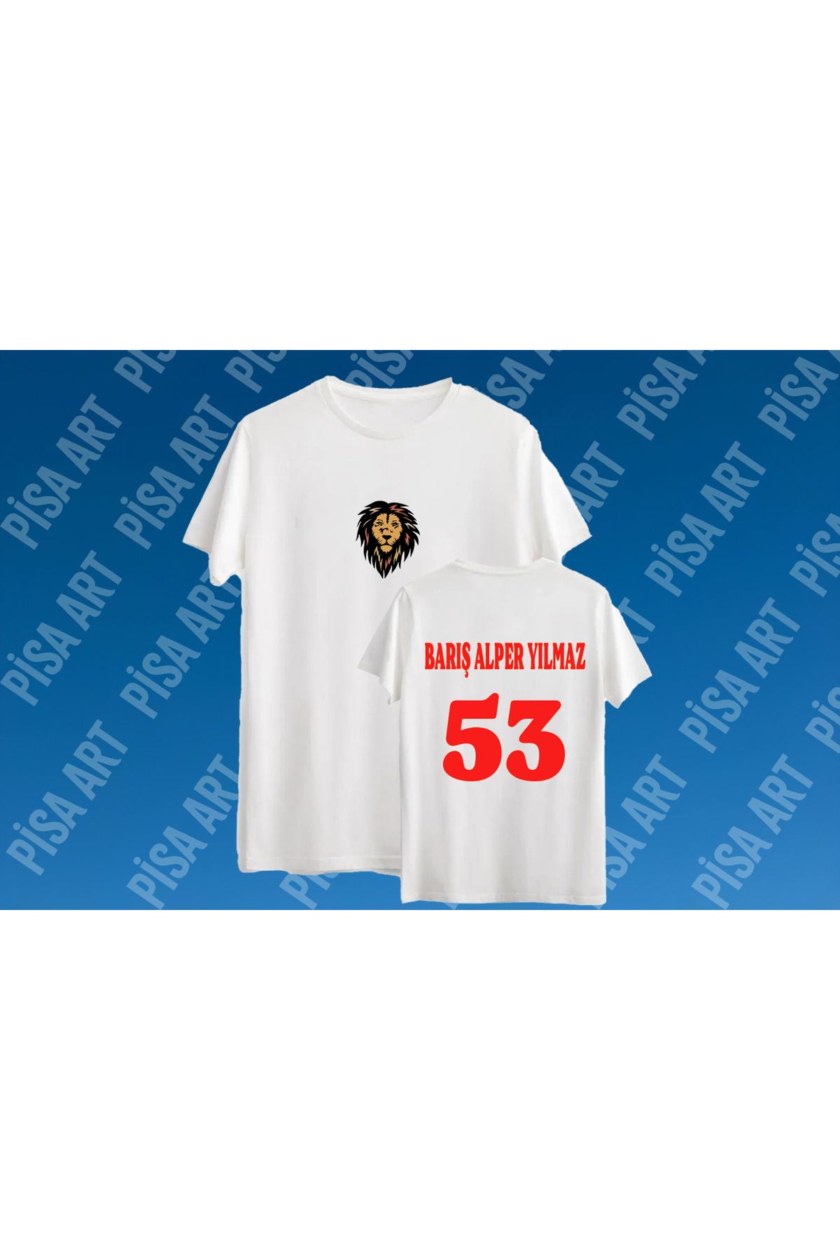 Pisa Art Barış Alper Yılmaz Özel Tasarım Taraftar T-Shirt