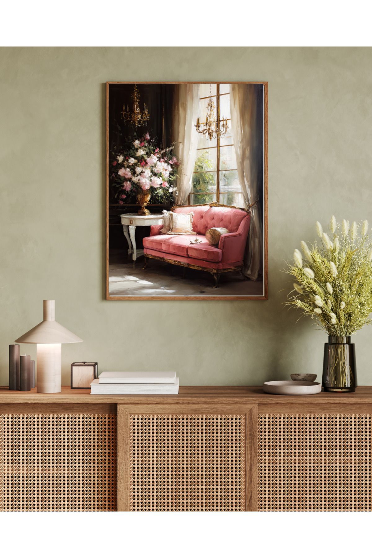 woodhomeworks tek parça salon ofis dekor tablo