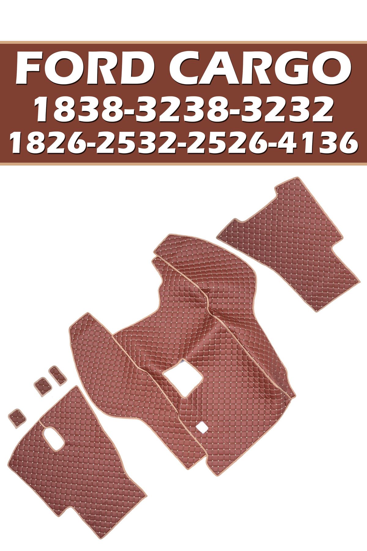VIPTIRSHOP FORD CARGO 1838-3238-3232-1826-2532-2526-4136 (2010-2015) DERİ KAPİTONE PASPAS
