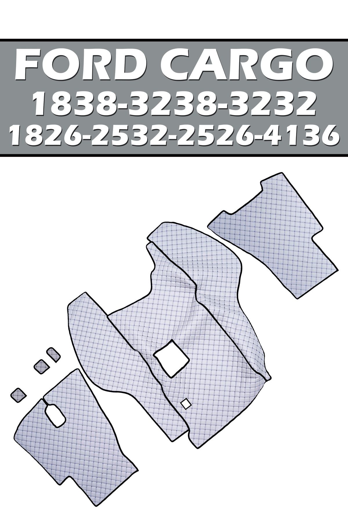 VIPTIRSHOP FORD CARGO 1838-3238-3232-1826-2532-2526-4136 (2010-2015) DERİ KAPİTONE PASPAS