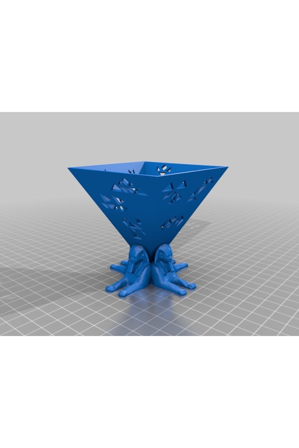 talaşoğlu Sfenks Tutucu ile 3D Piramit Tanram