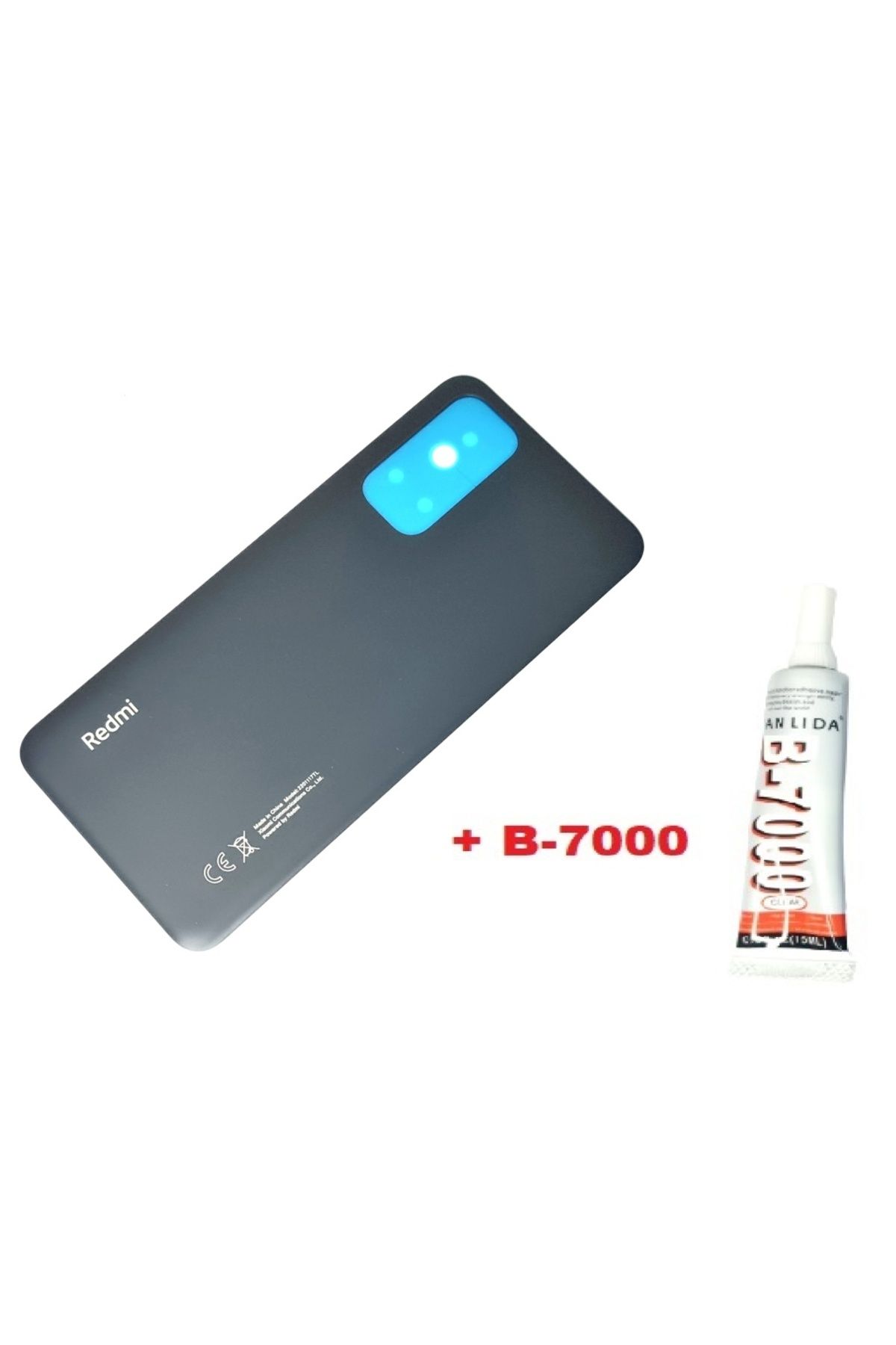 indirimplus Xiaomi Redmi Note 11 Arka Pil Batarya Kapağı (B 7000) SİYAH