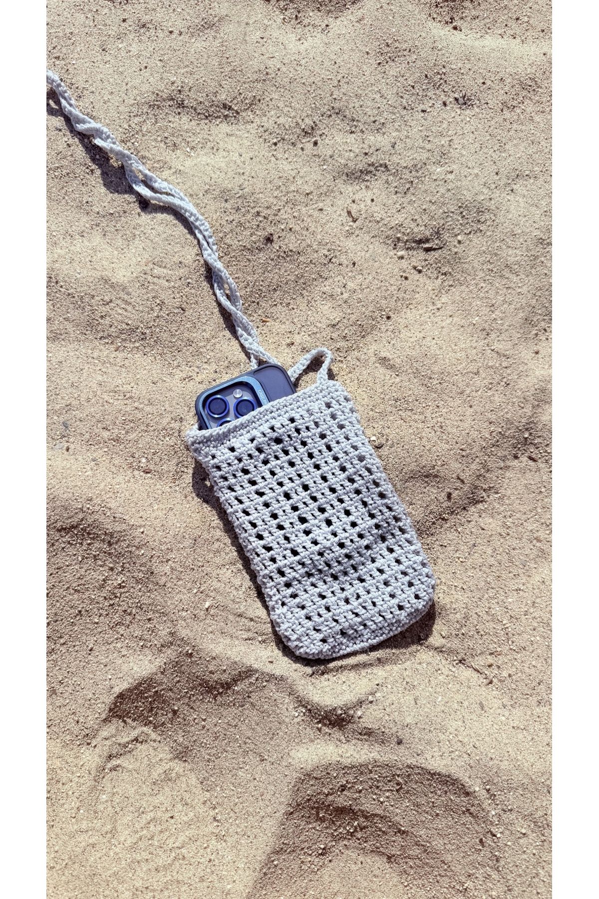 PIRILTISHOP File El Örgüsü Telefon Çantası