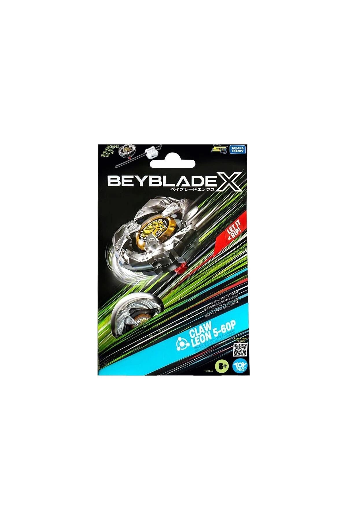 E&E Home BEY03000 Beyblade 1li Set Claw Leon 5-60P