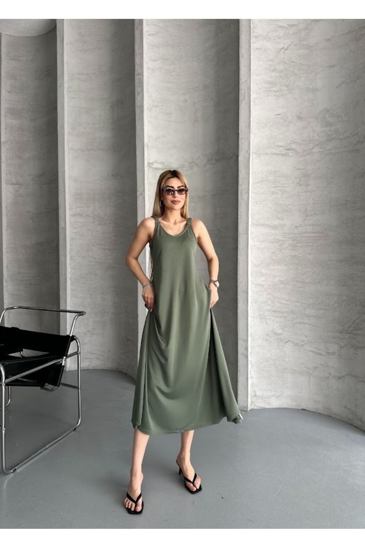 Leila KADIN ASKILI BASİC ELBİSE