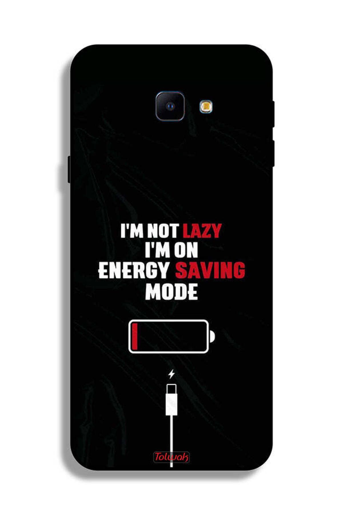 Tolwak-Samsung Galaxy J4 Plus Protective Case Cover I Am Not Lazy I Am On Energy Saving Mode 2