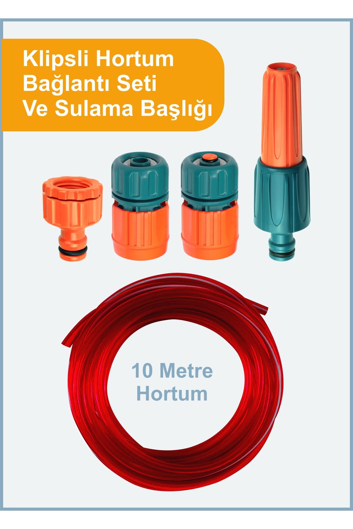 sayım plastik 10 Metre Hortum ve Yıkama Başlığı Seti Banyo Yıkama Araç Yıkama