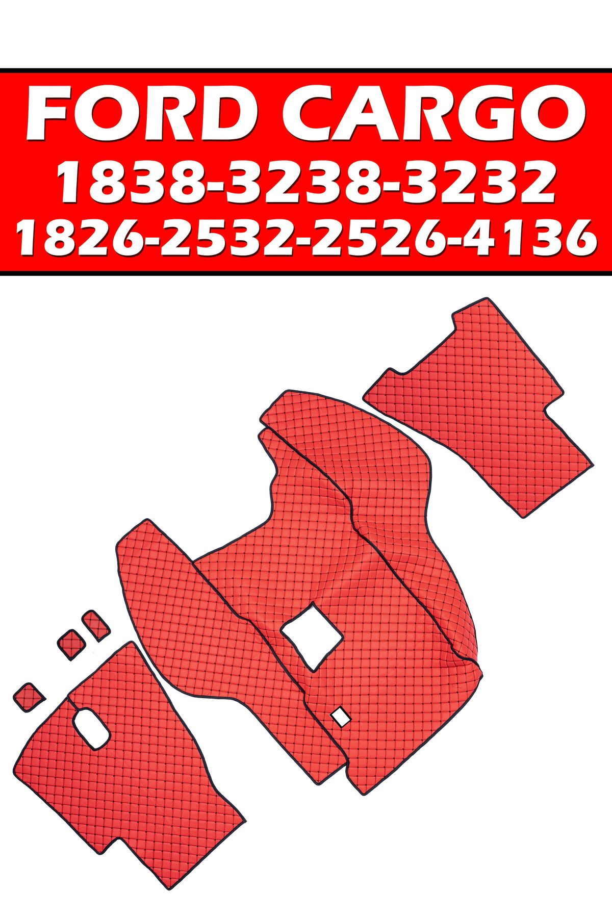 VIPTIRSHOP FORD CARGO 1838-3238-3232-1826-2532-2526-4136 (2010-2015) DERİ KAPİTONE PASPAS