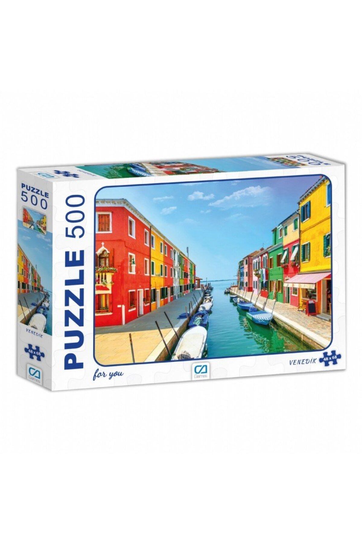 mavi su dünyası Venedik Puzzle 500 Parça