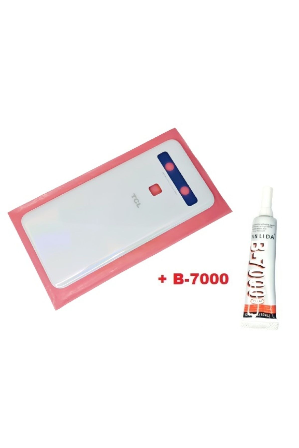 indirimplus TCLUYUMLU 10L (T770H) Arka Pil kapağı (CAM+B 7000) BEYAZ