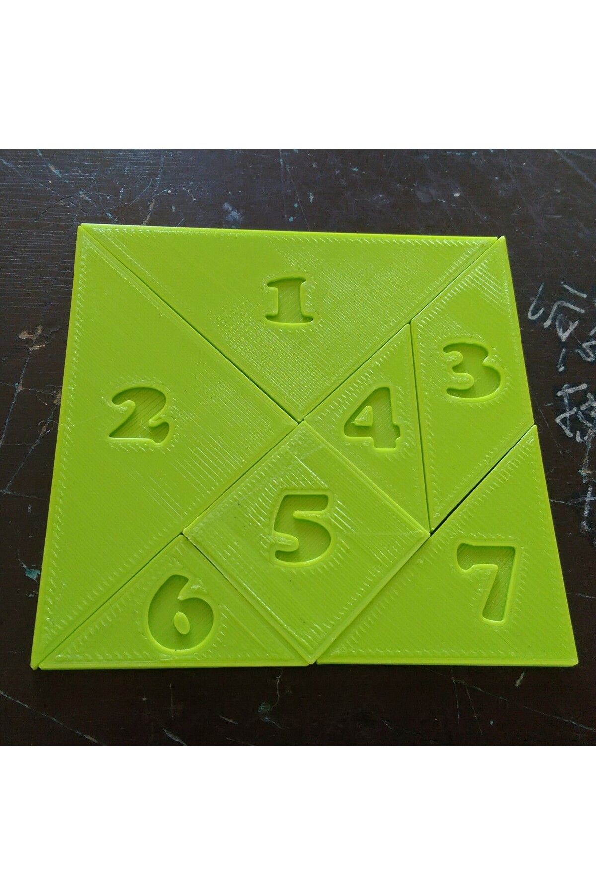talaşoğlu Sayılarla tangram