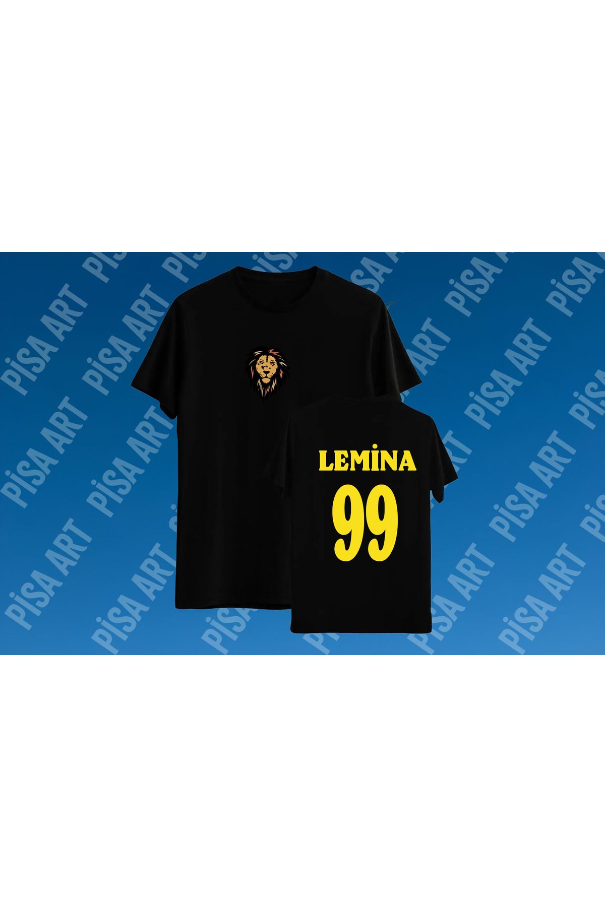 Pisa Art Mario Lemina 99 Özel Tasarım Taraftar T-Shirt