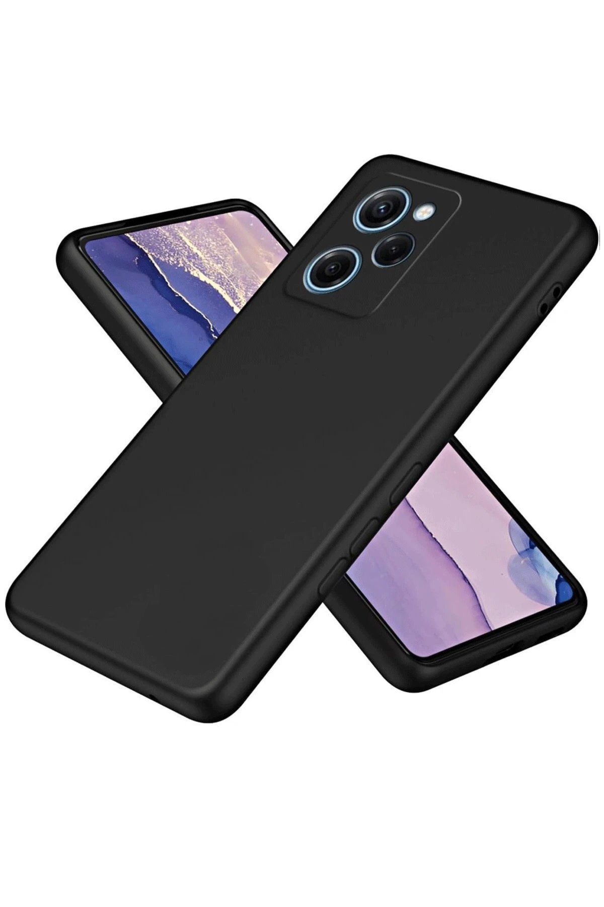 Toptan Bulurum Xiaomi Poco X5 Pro 5G Nano içi Kadife Silikon - Siyah
