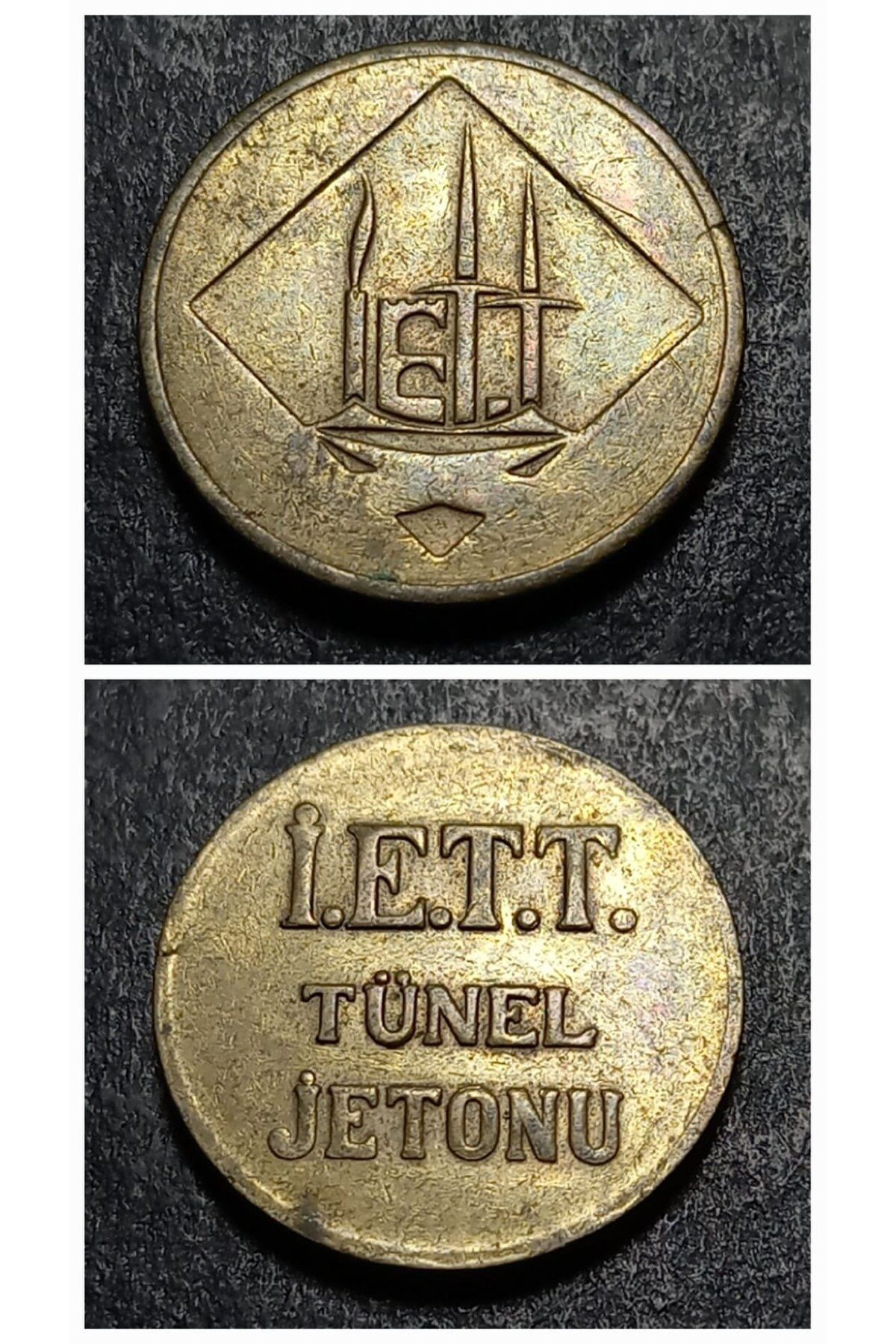 escoines koleksiyon 3996368609e380205b İ.E.T.T. Tünel Jetonu Temiz/ÇT Eski Jeton