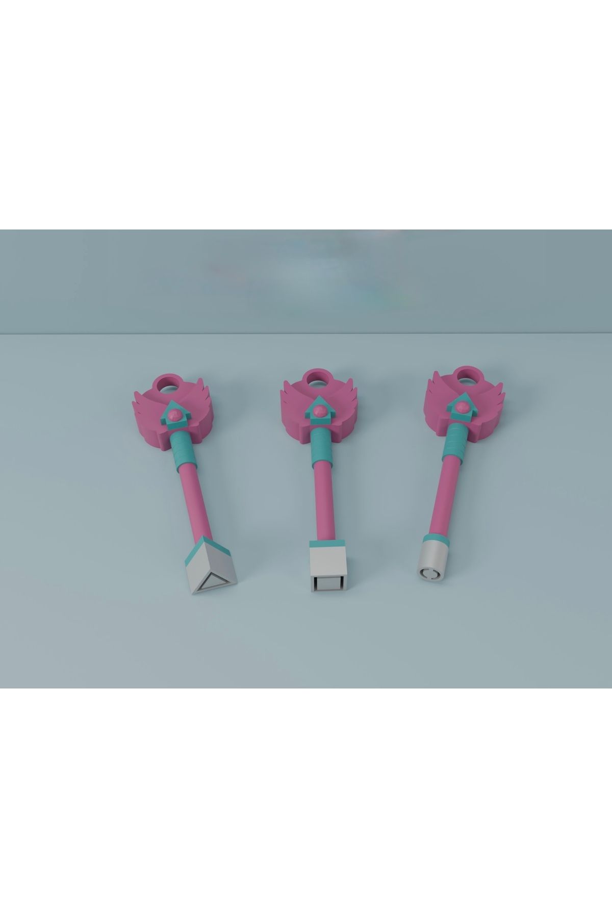 üç boyutlu haller Squid Game 3 Anahtar Seti 8 CM