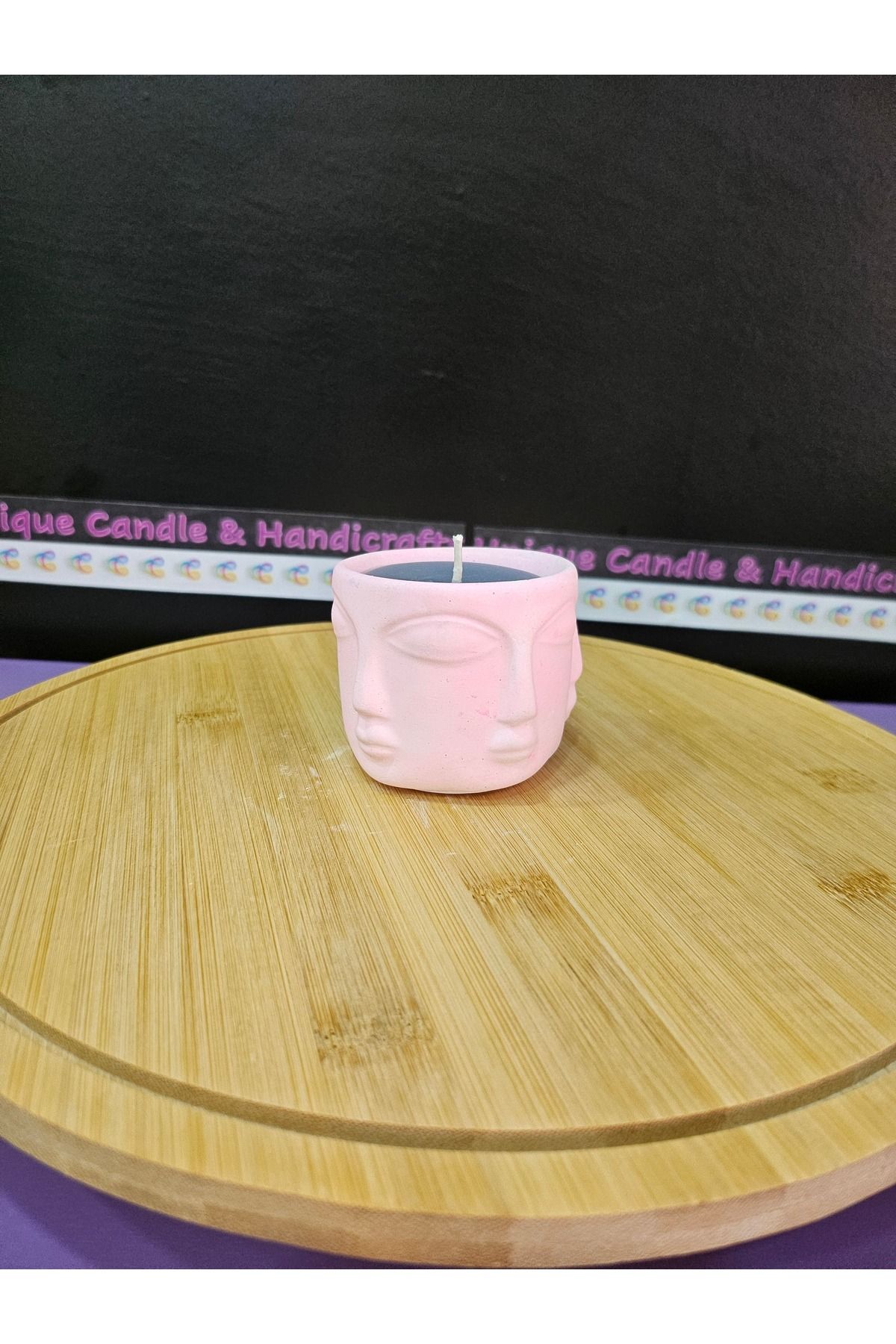 NO BRAND Adler Mini Vazo içinde Mum