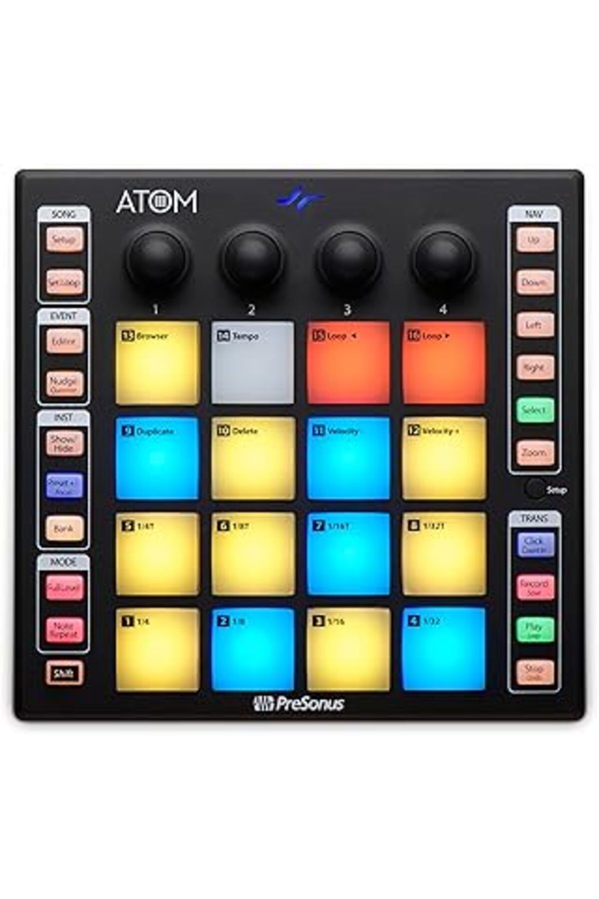 Qedii Presonus Atom Performans Ve Üretim Pedi Denetleyicisi