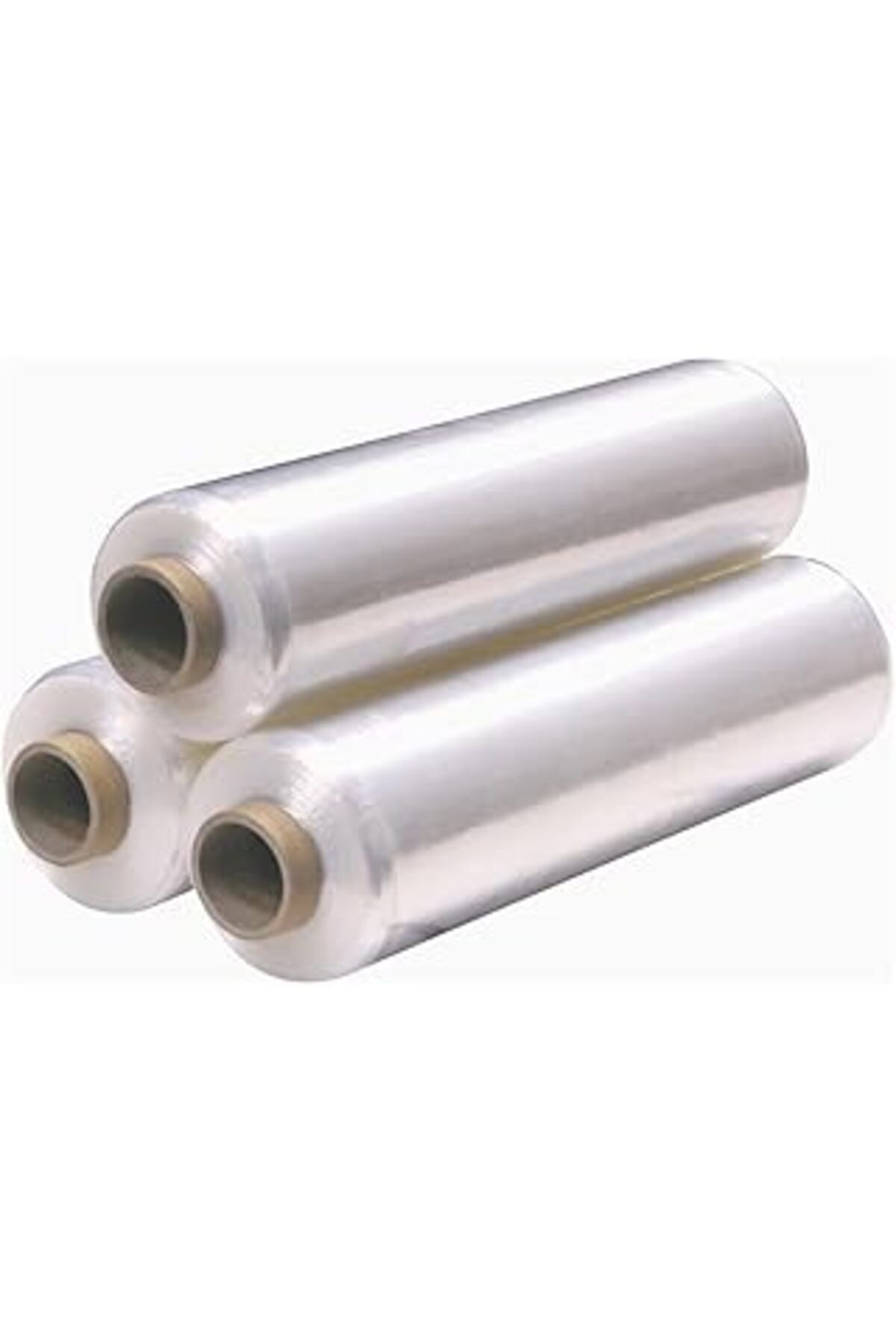 Pazarcan Palet Rulo Streç Film Folyo - Şeffaf - 17 Mikron - 50 Cm. X 300 Metre - 3 Adet