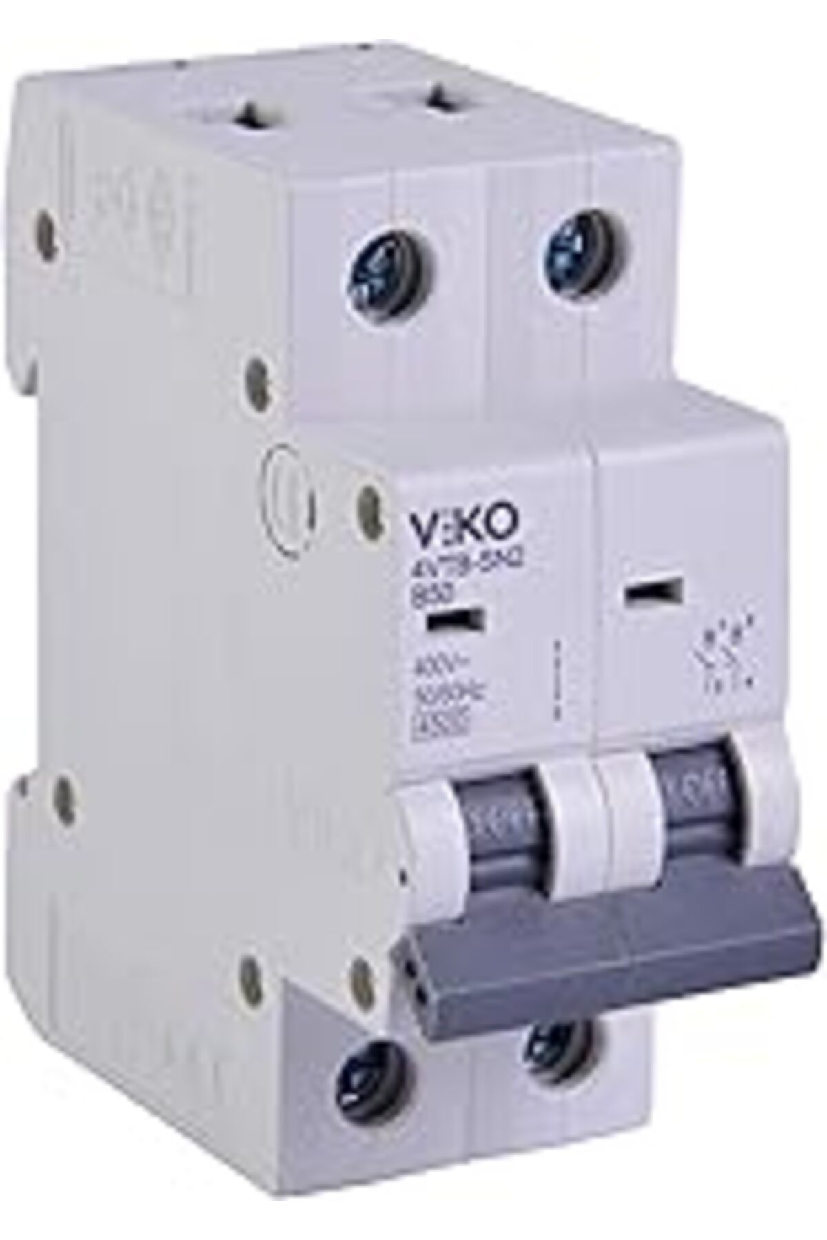 Qedii 4Vtb-2B50 Otomatik Sigorta 4,5Ka B Tipi 2 Kutup 50A