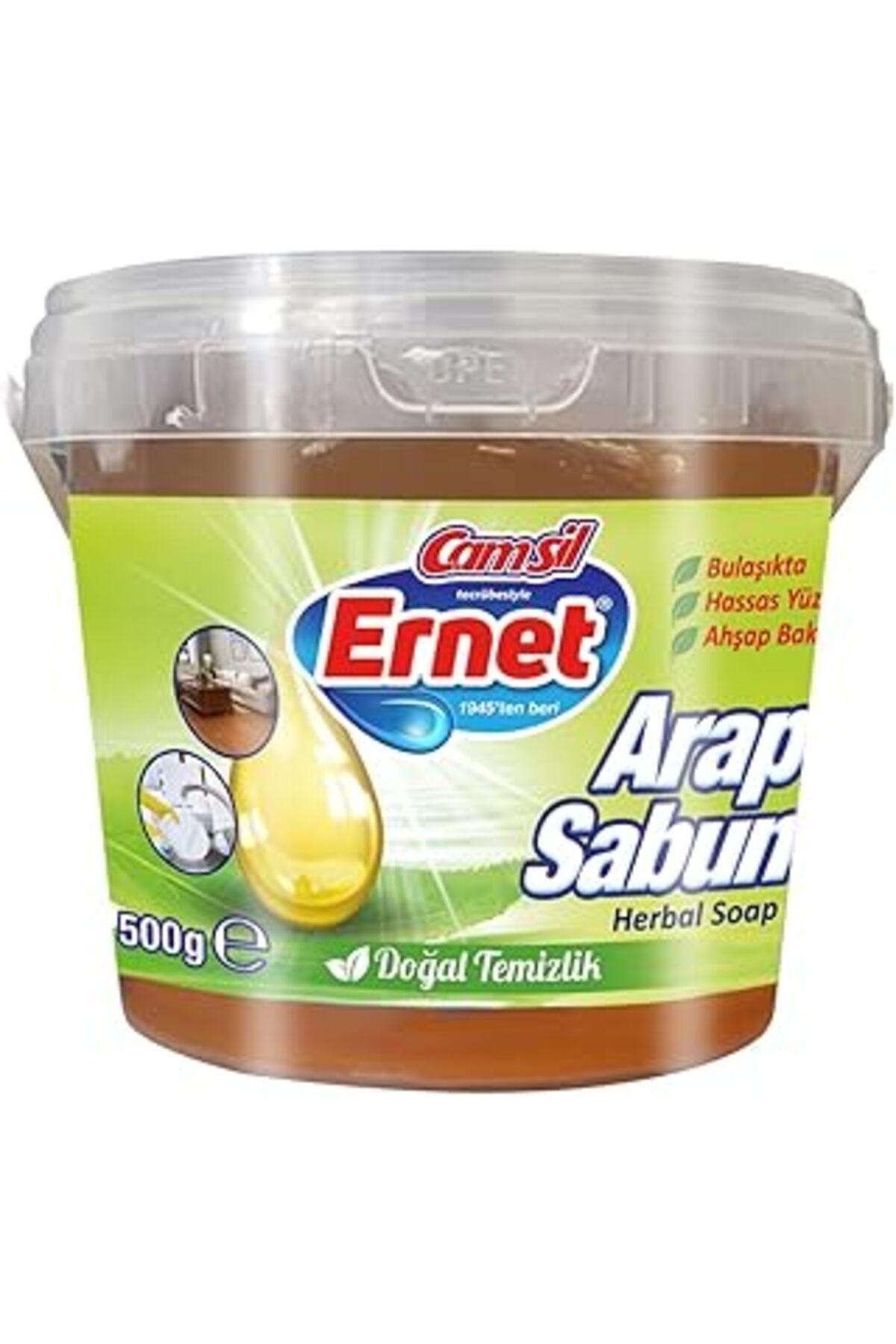 Pazarcan Ernet Arap Sabunu Kase 500 Gr