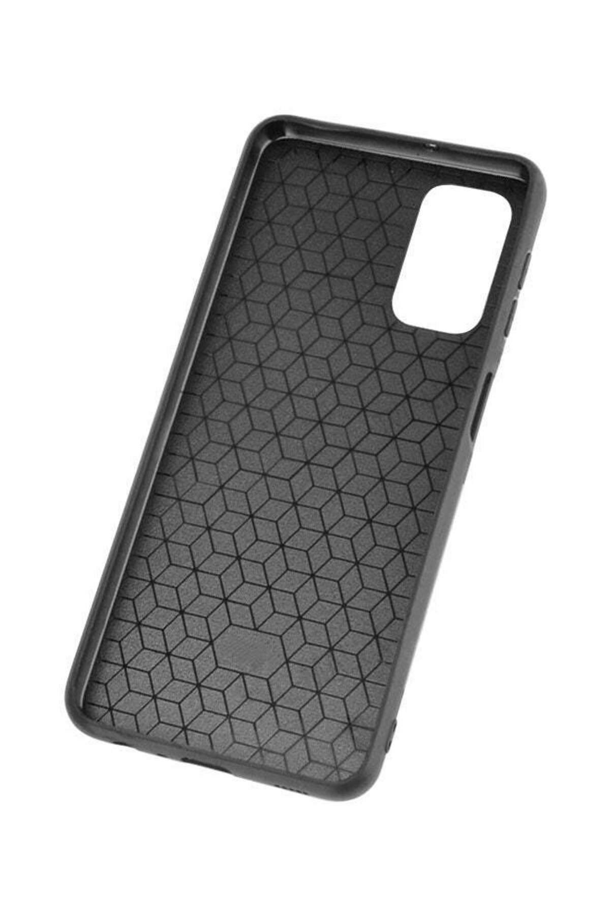 Tolwak-Samsung Galaxy M31s Protective Case Cover Curve Lines Pattern 3