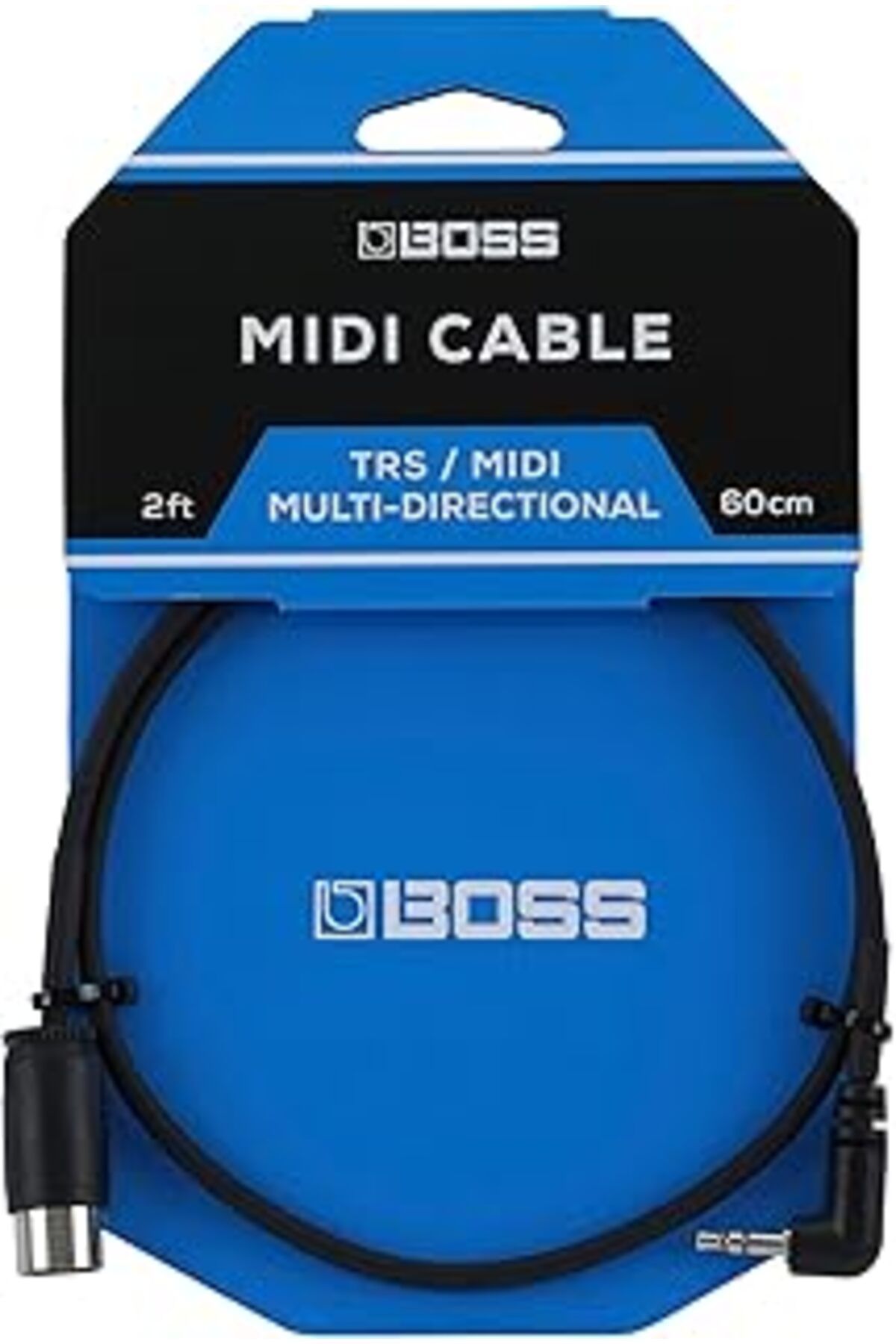 Pazarcan Bmidi-2-35 – 60 Cm – Yer Tasarrufu Sağlayan 3,5 Mm Trs 5 Pinli Midi Kablo, Çok Yönlü Fişli, Yüksek