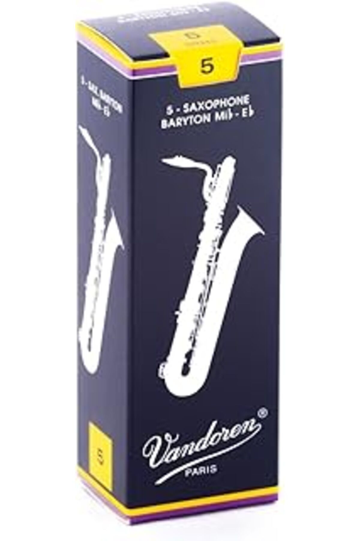Pazarcan Vandoren Sr245 Bari Sax Geleneksel Sazlık Gücü 5; 5'Li Kutu