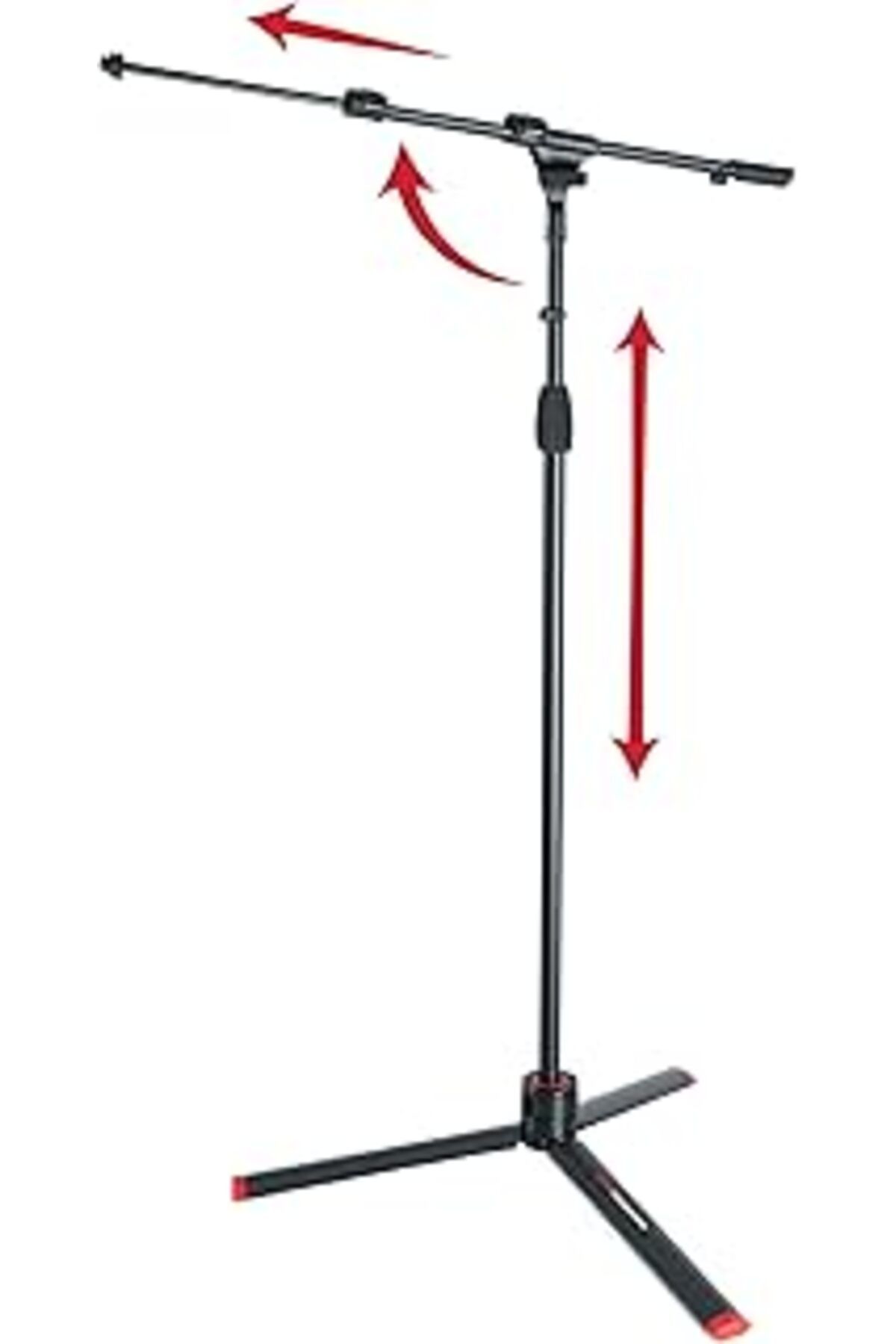 Qedii Gator Frameworks Gfw-Id-Mic | Id Serisi Teleskopik Boom Kollu Tripod Mikrofon Standı