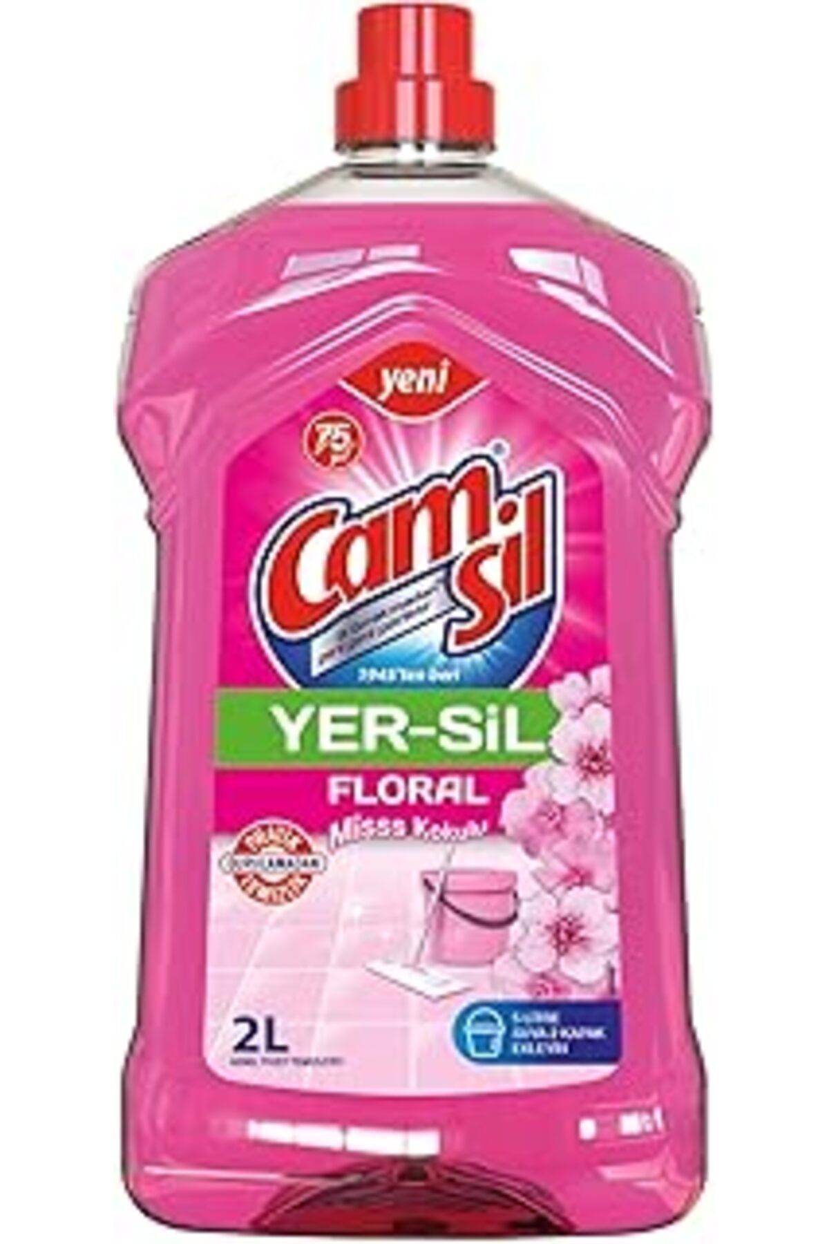Pazarcan Camsil Yer-Sil Floral 2 L Dökme
