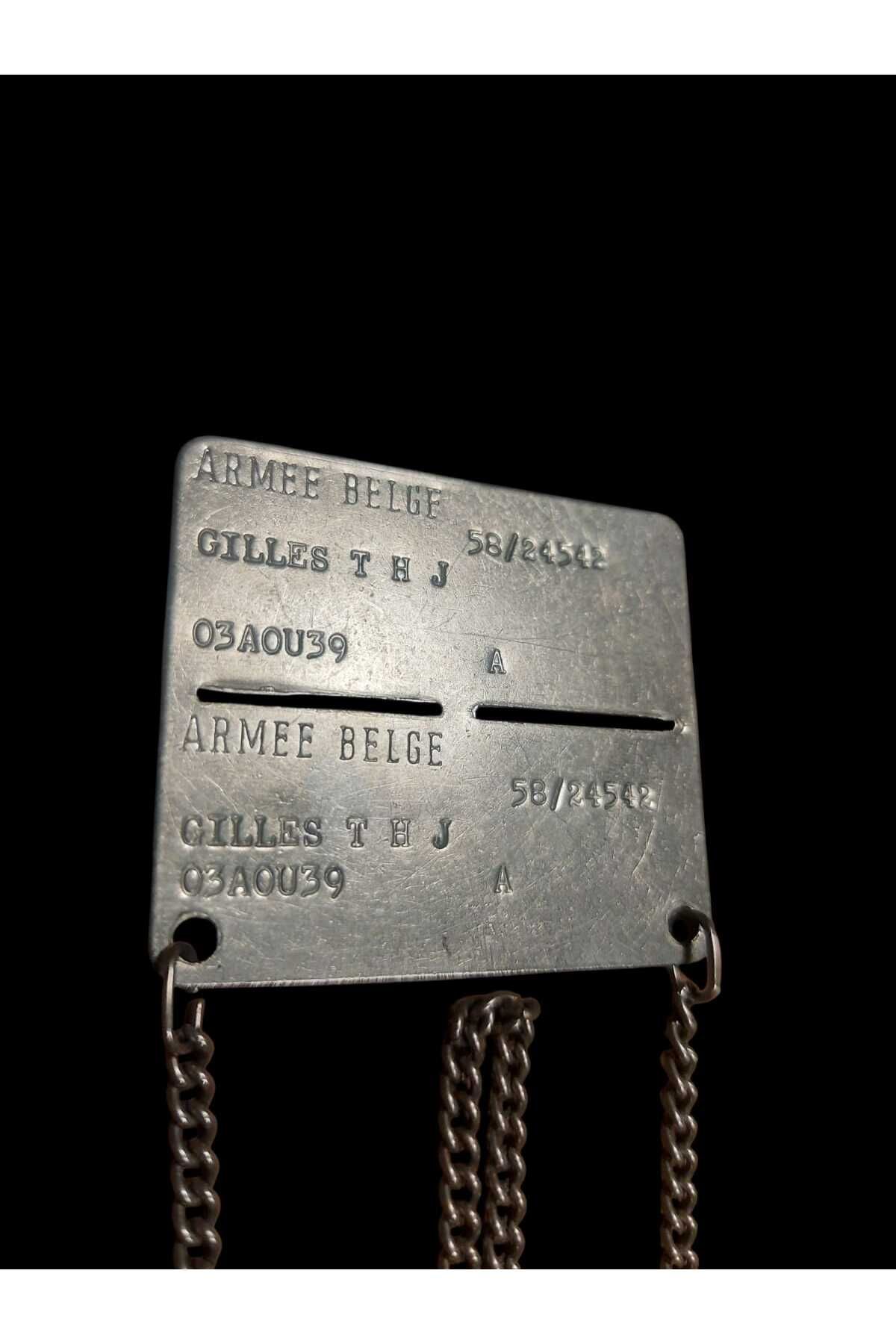 kho military design Ww2 ABD Ordusu Dog Tag Künye (Paslanmaz Çelik)