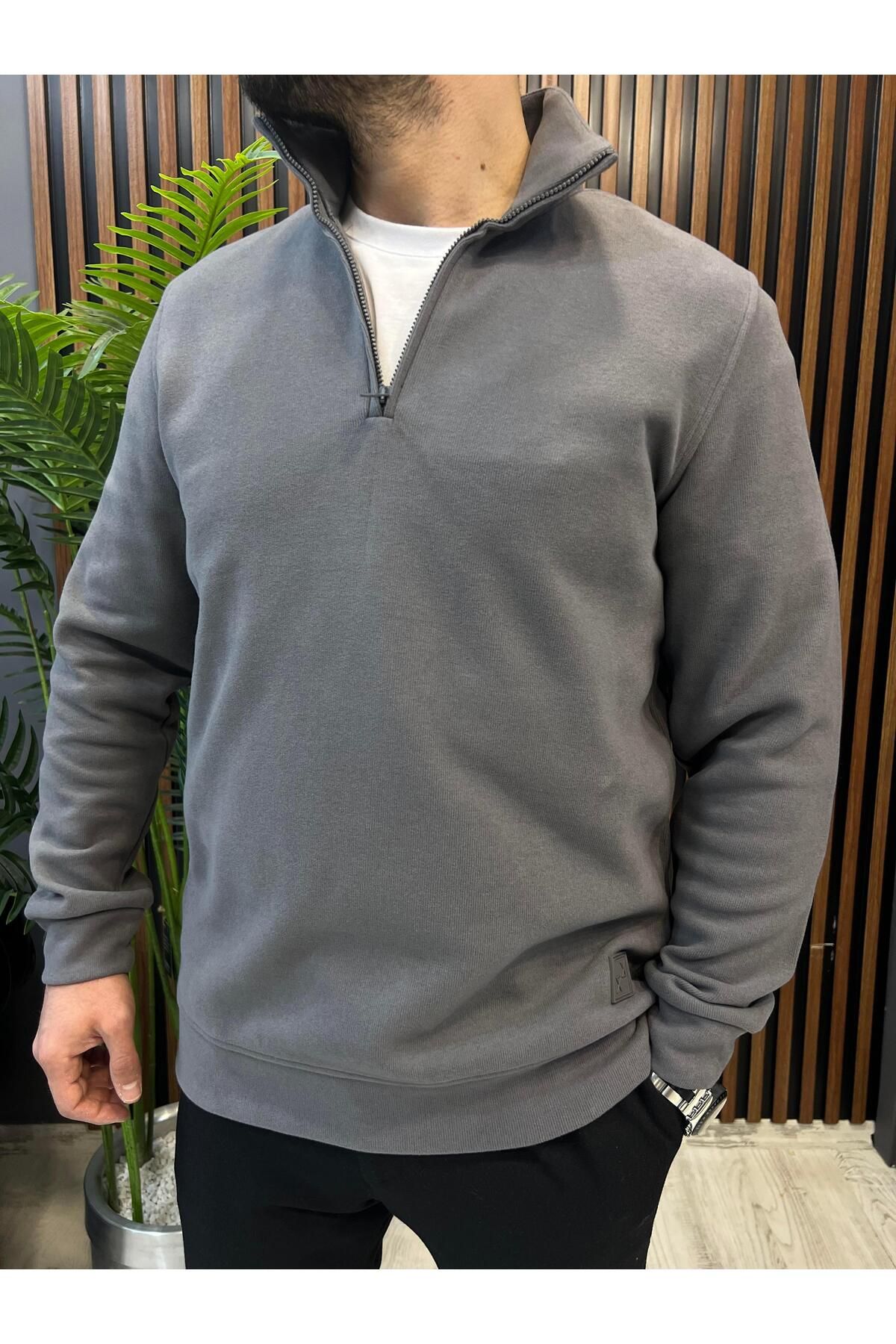 Yubacollection Selanik Sweatshirt Gri