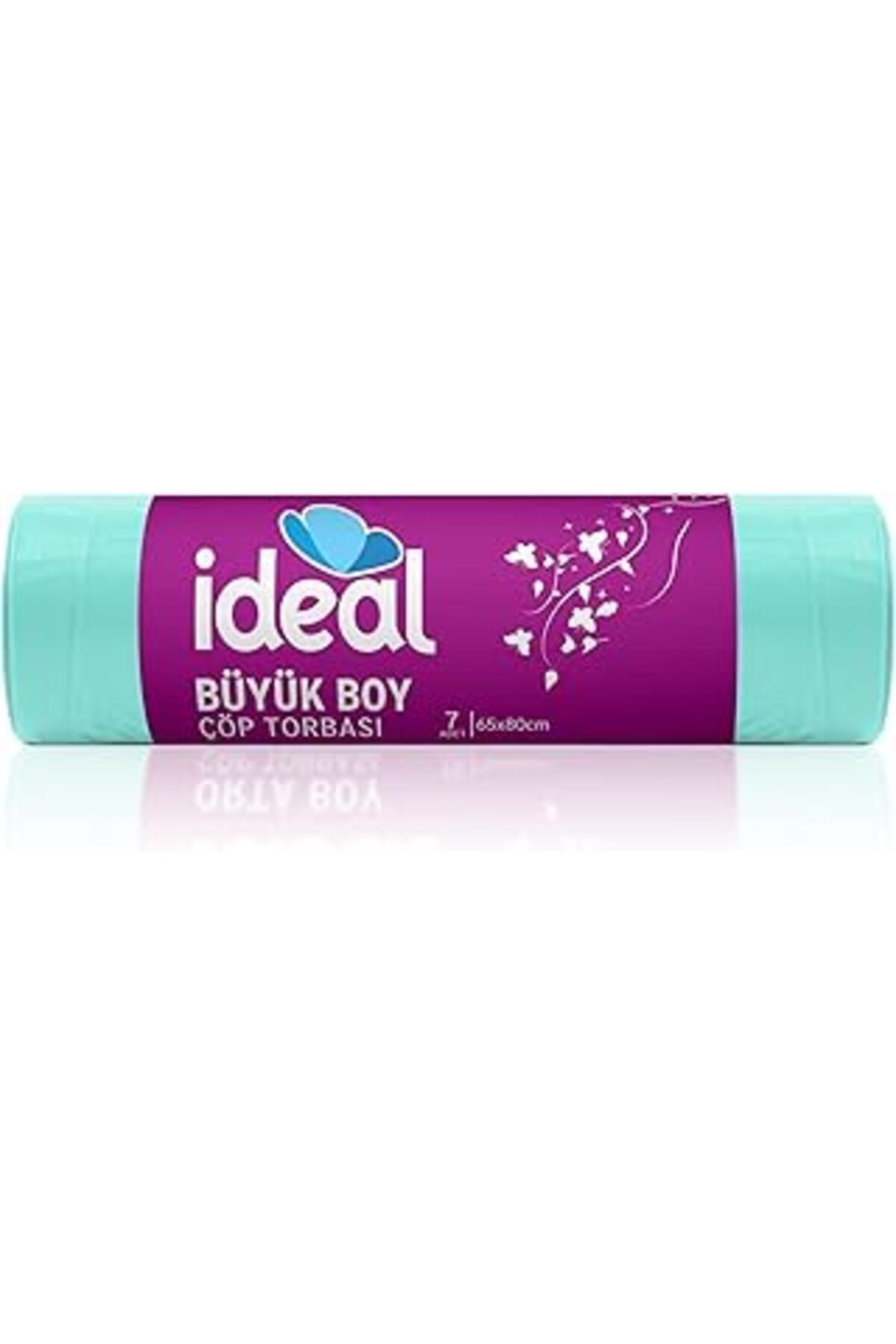 Pazarcan İdeal Büyük Boy Çöp Poşeti 7'Li 65X80 Cm, Sızdırmaz Ve Yırtılmaz, Ekonomik Büyük Boy Çöp Torbası, G